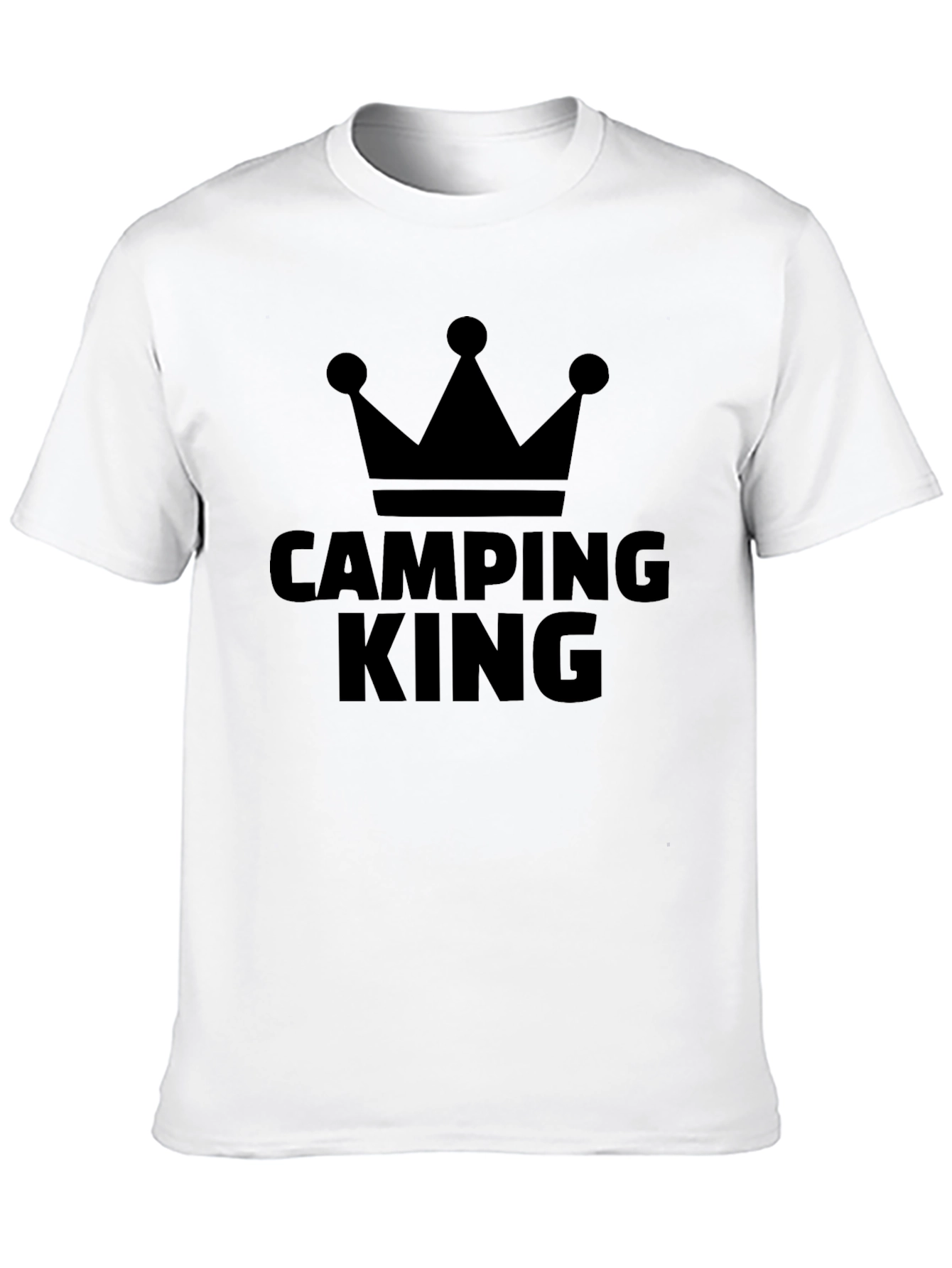 Camping King Black T-Shirt