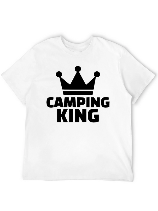 Camping King Black T-Shirt