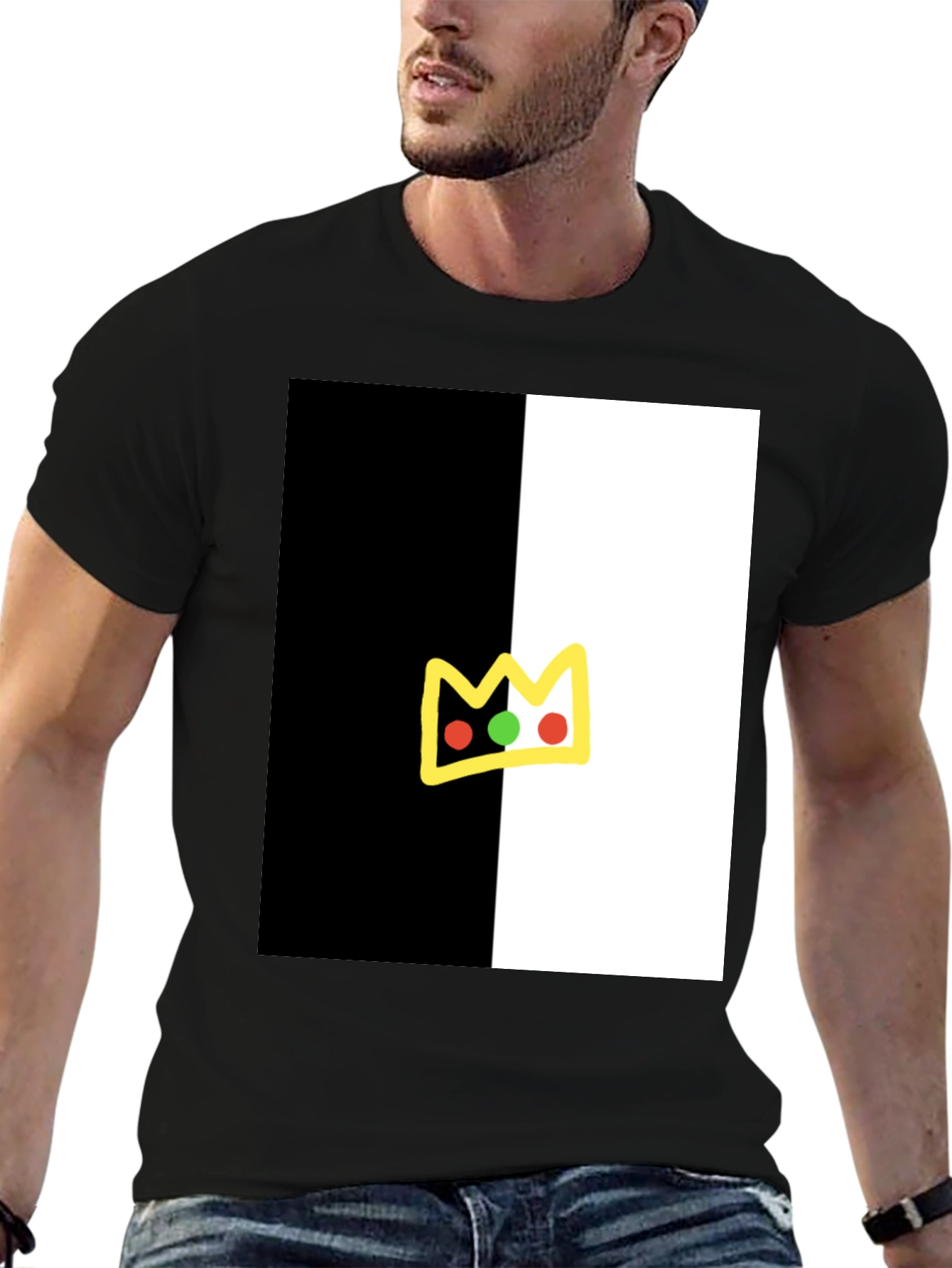 Black and White Crown T-Shirt