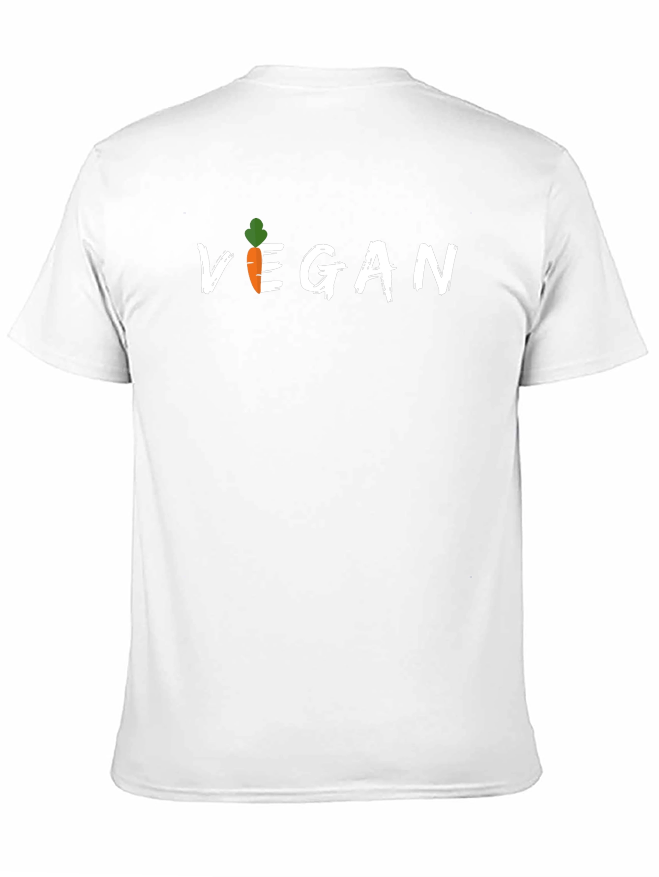 Vegan Carrot Graphic Tee - Unisex Black T-Shirt