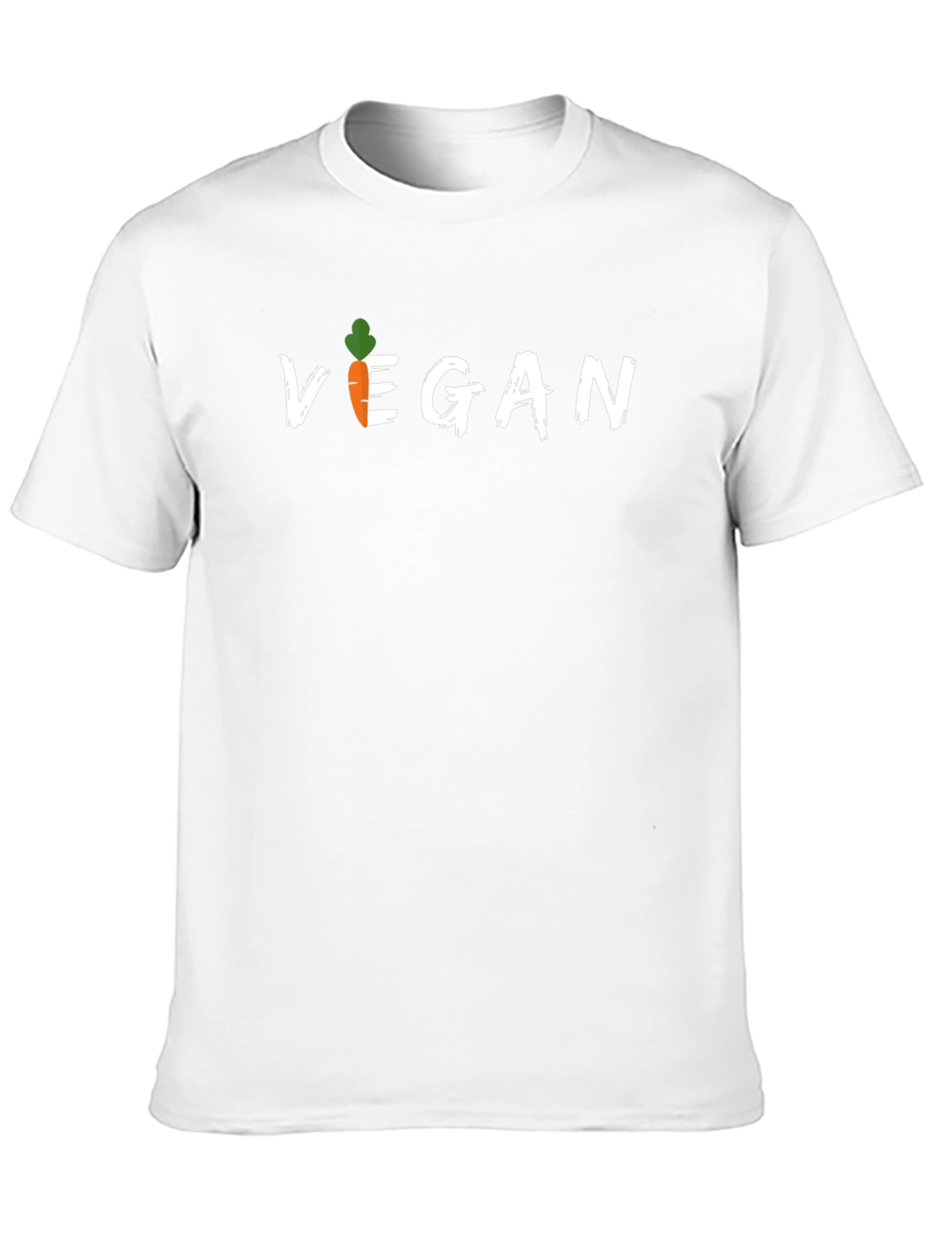 Vegan Carrot Graphic Tee - Unisex Black T-Shirt