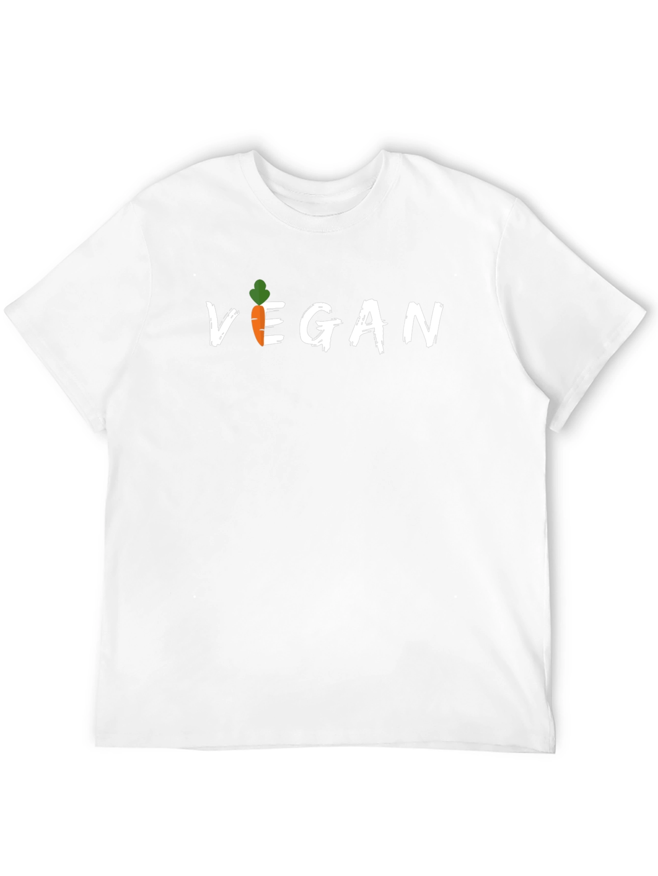 Vegan Carrot Graphic Tee - Unisex Black T-Shirt
