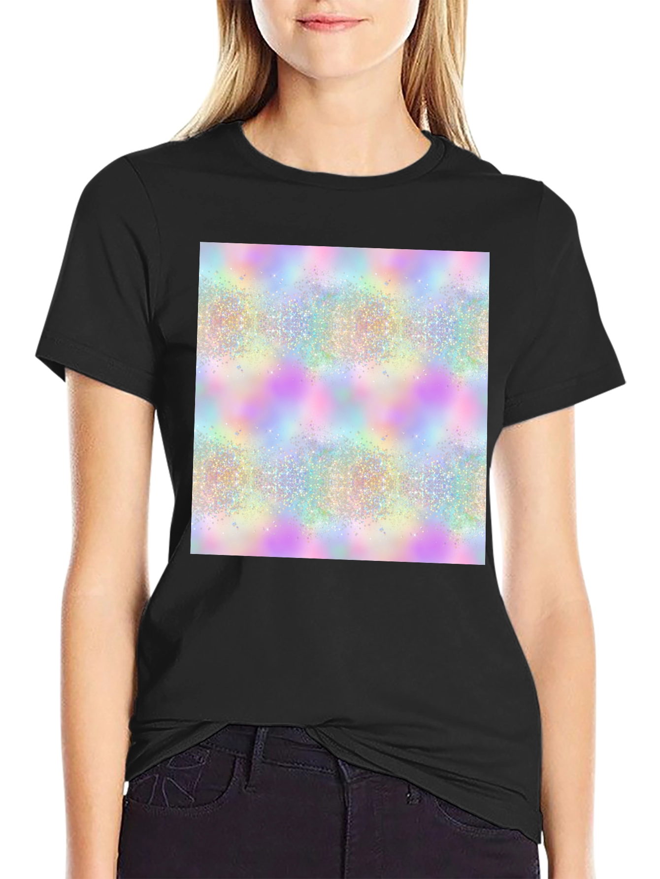 Abstract Pastel Sparkle T-Shirt