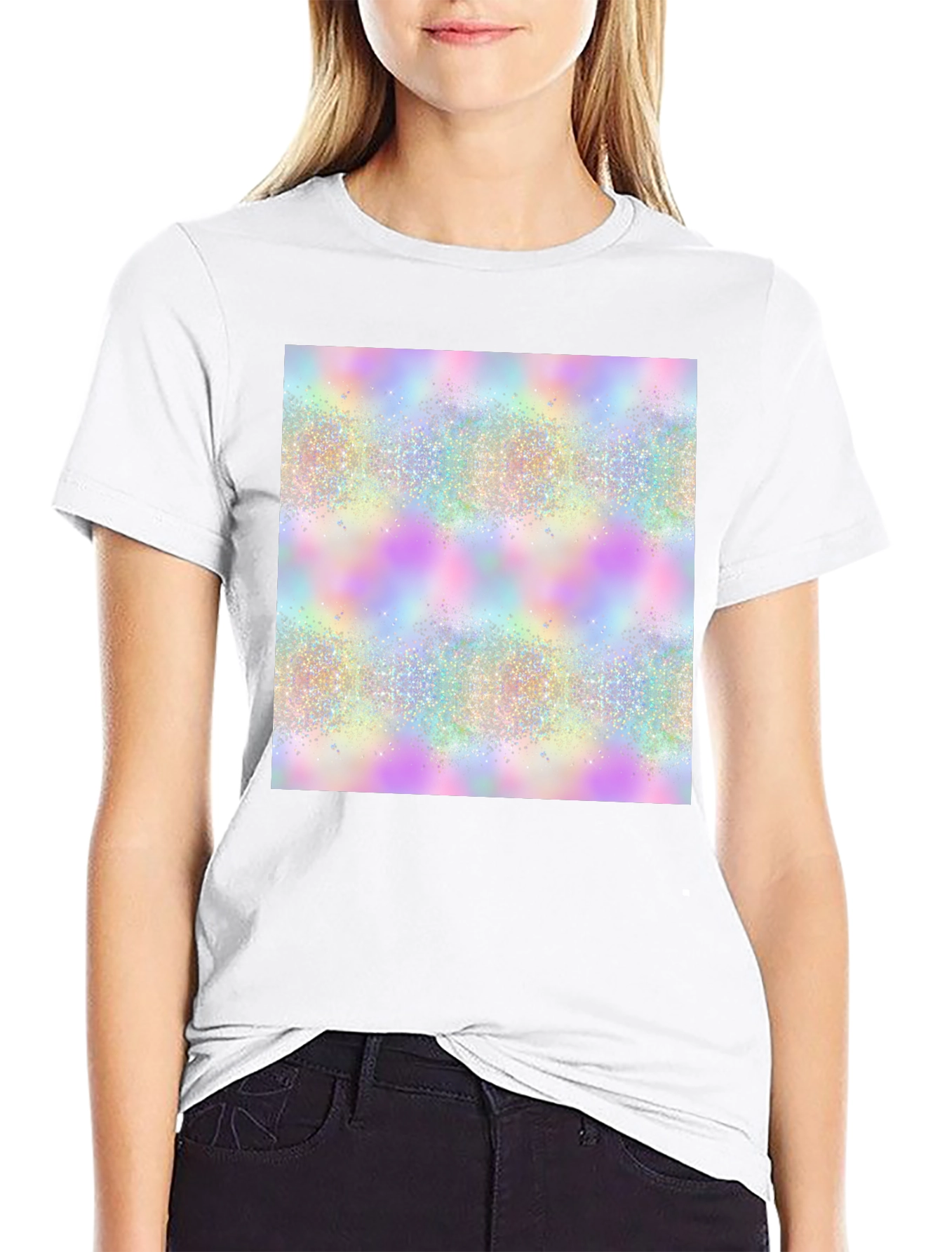 Abstract Pastel Sparkle T-Shirt
