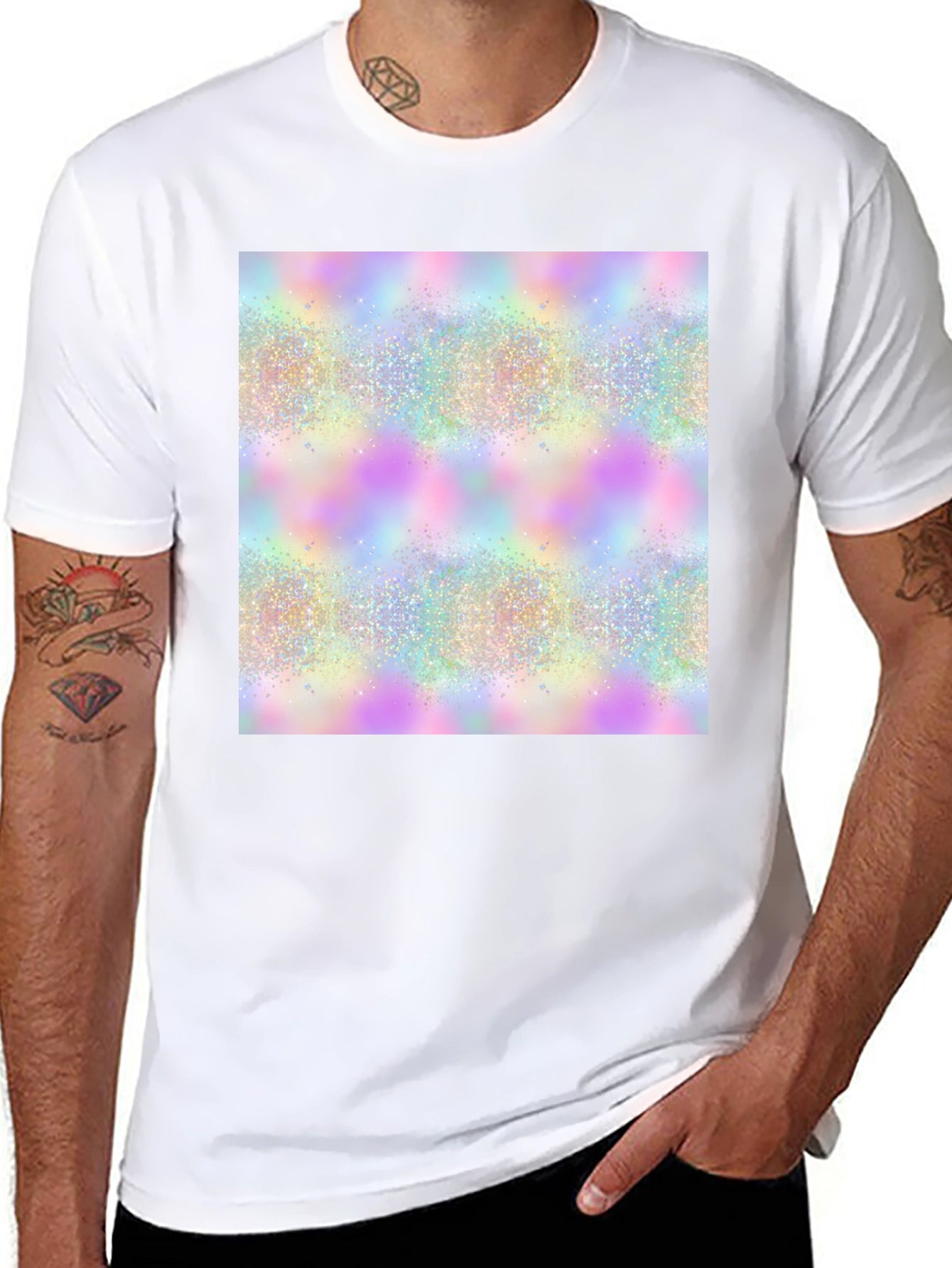 Abstract Pastel Sparkle T-Shirt