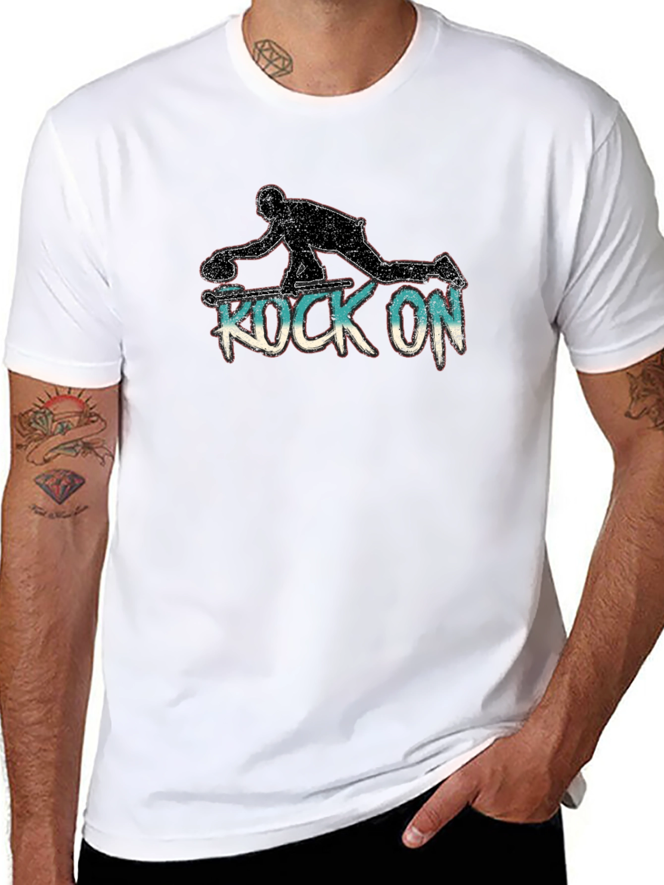 Rock On Curling T-Shirt