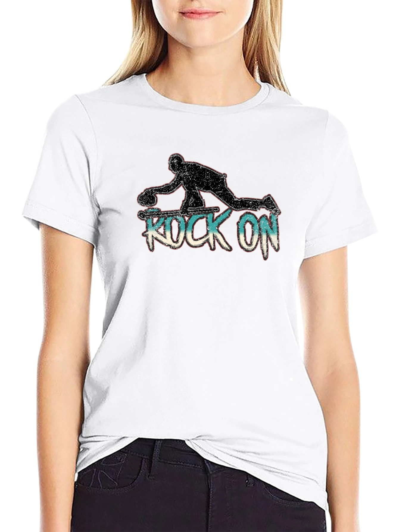 Rock On Curling T-Shirt