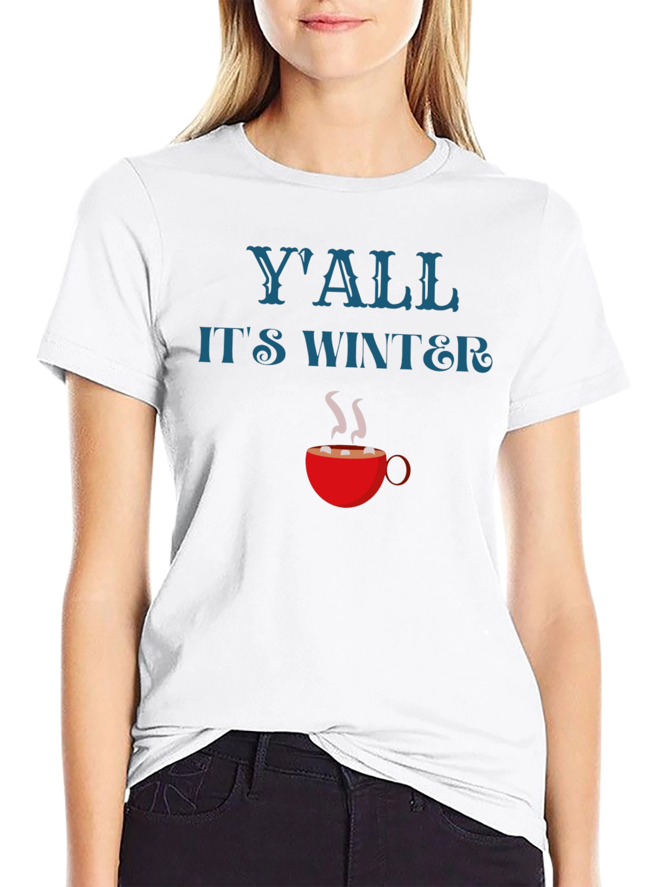 Yall Its Winter Holiday Graphic T-Shirt
