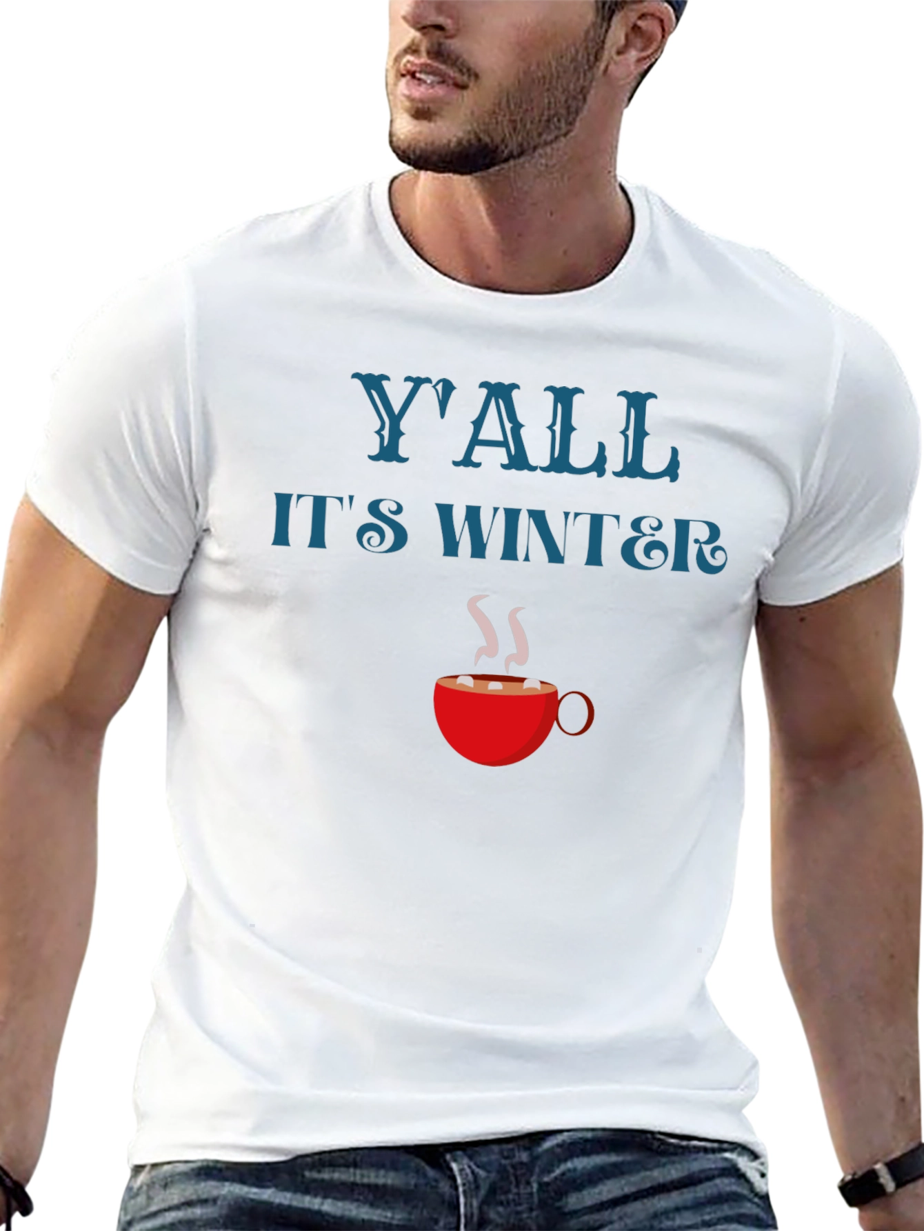 Yall Its Winter Holiday Graphic T-Shirt