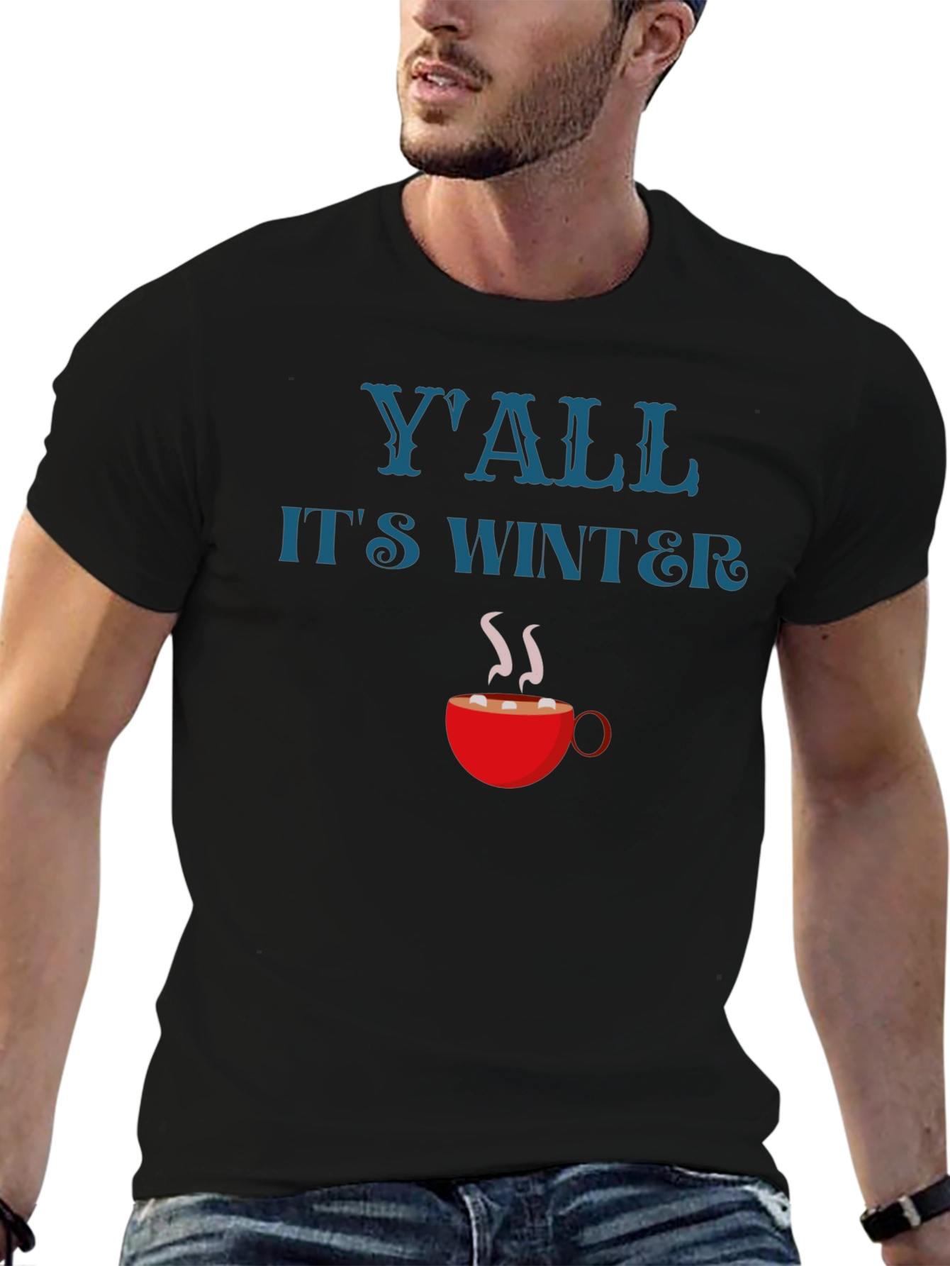 Yall Its Winter Holiday Graphic T-Shirt