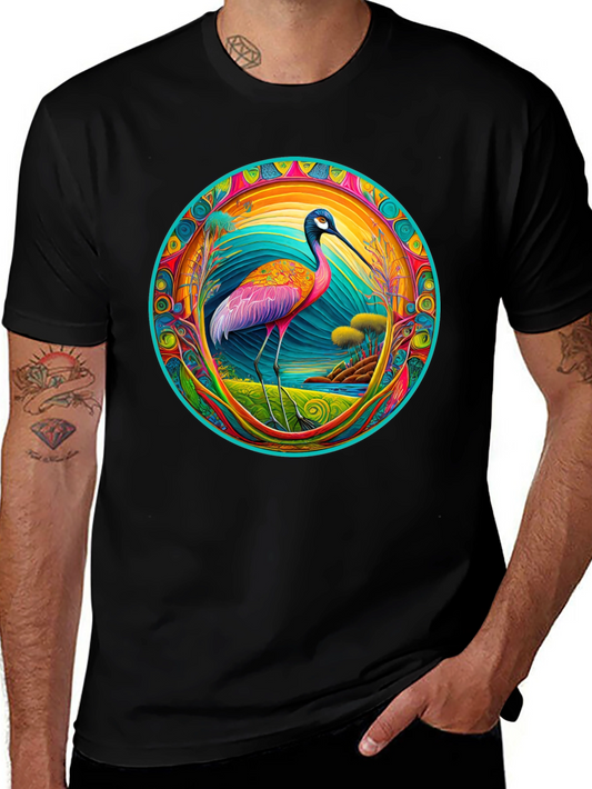 Psychedelic Ibis Graphic T-Shirt