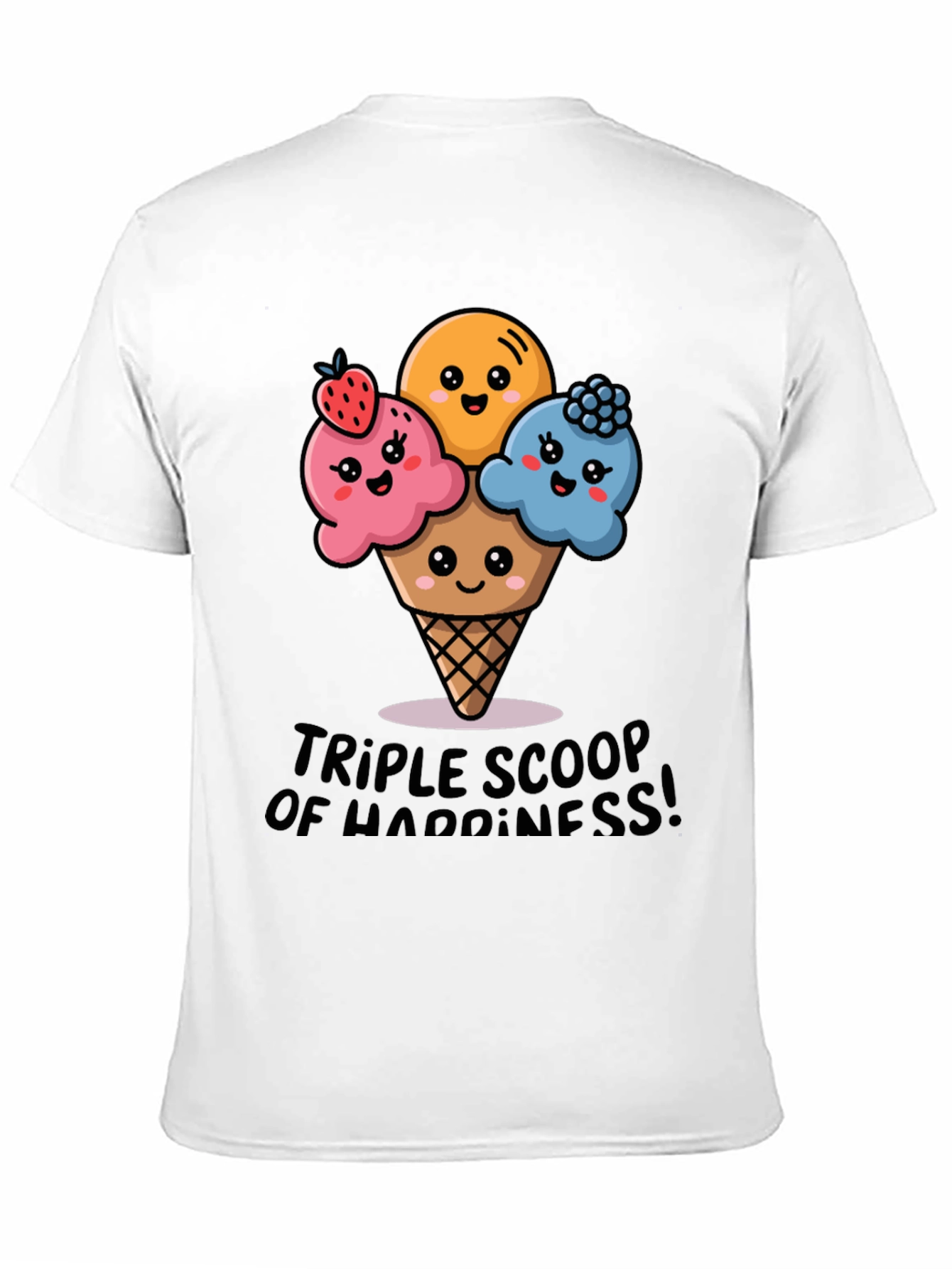 Triple Scoop Happiness Graphic Tee