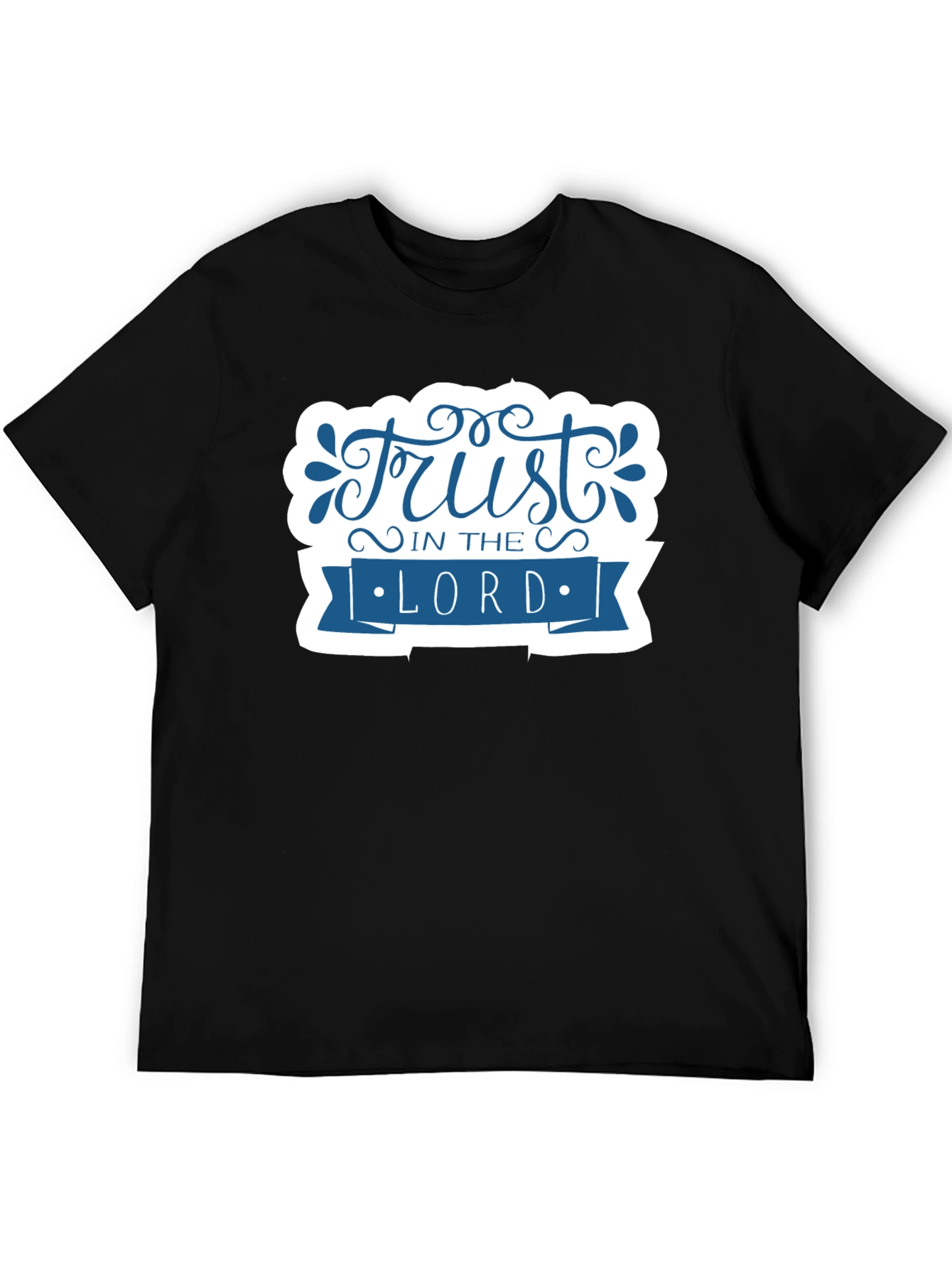 Trust in the Lord Graphic Tee - Black