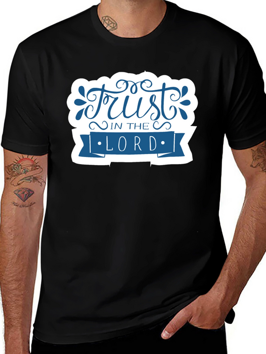 Trust in the Lord Graphic Tee - Black