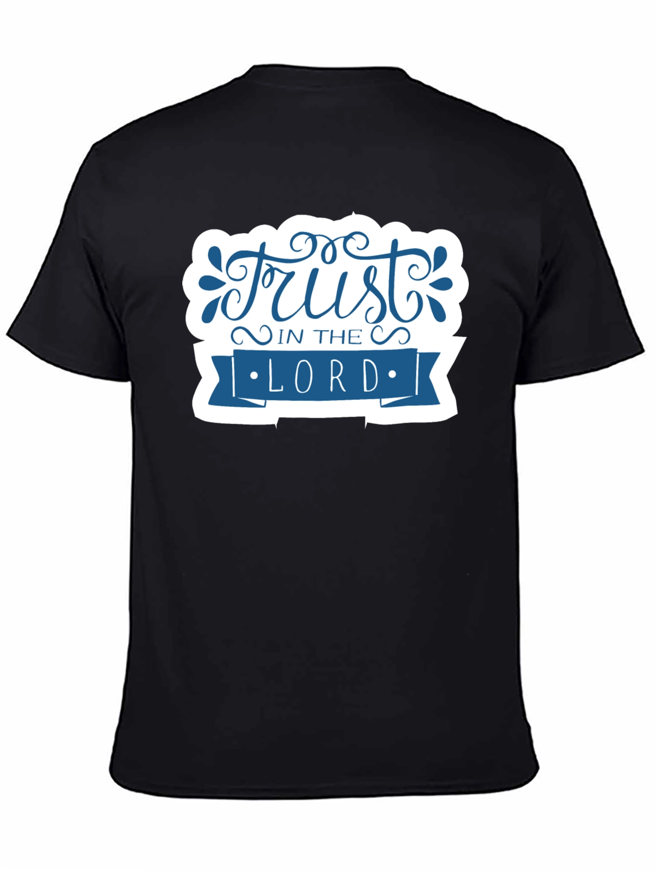 Trust in the Lord Graphic Tee - Black