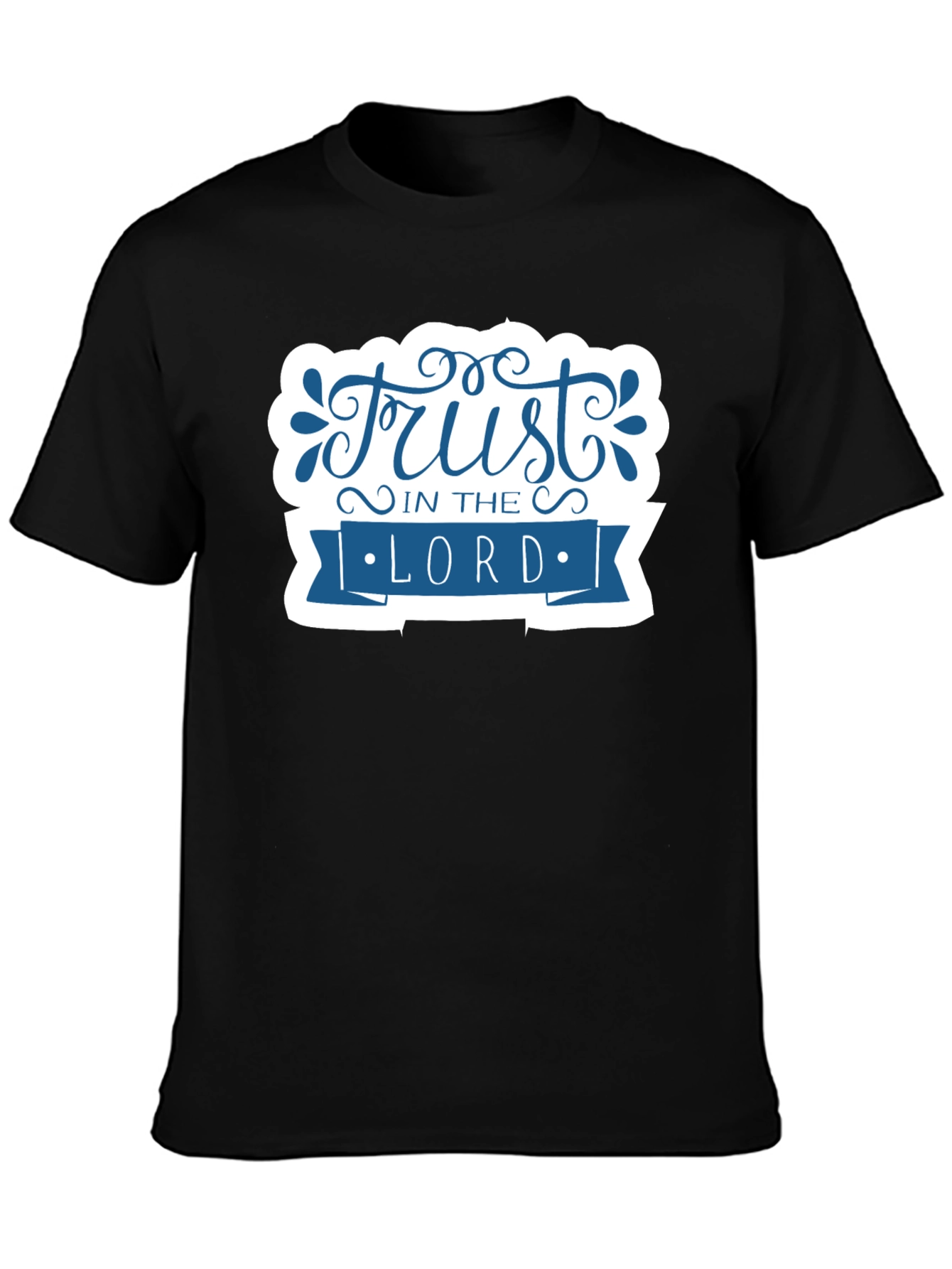 Trust in the Lord Graphic Tee - Black