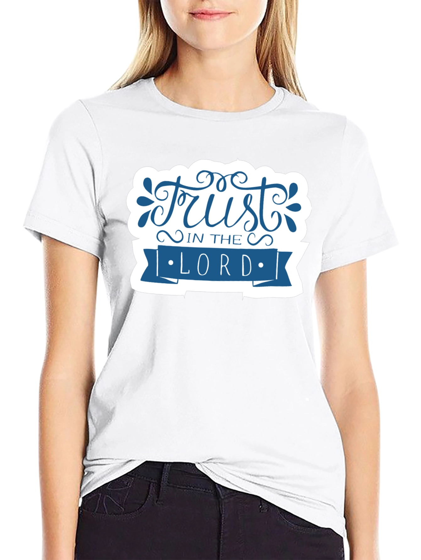 Trust in the Lord Graphic Tee - Black