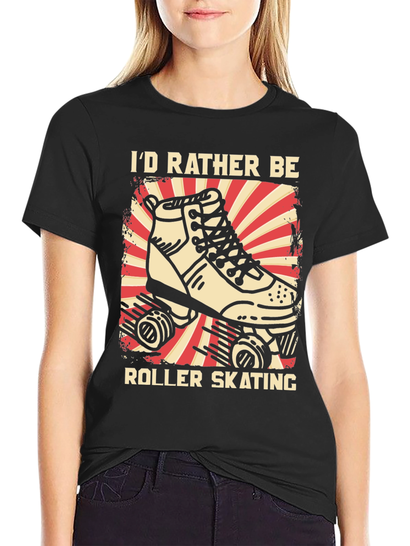 Roller Skating Graphic T-Shirt