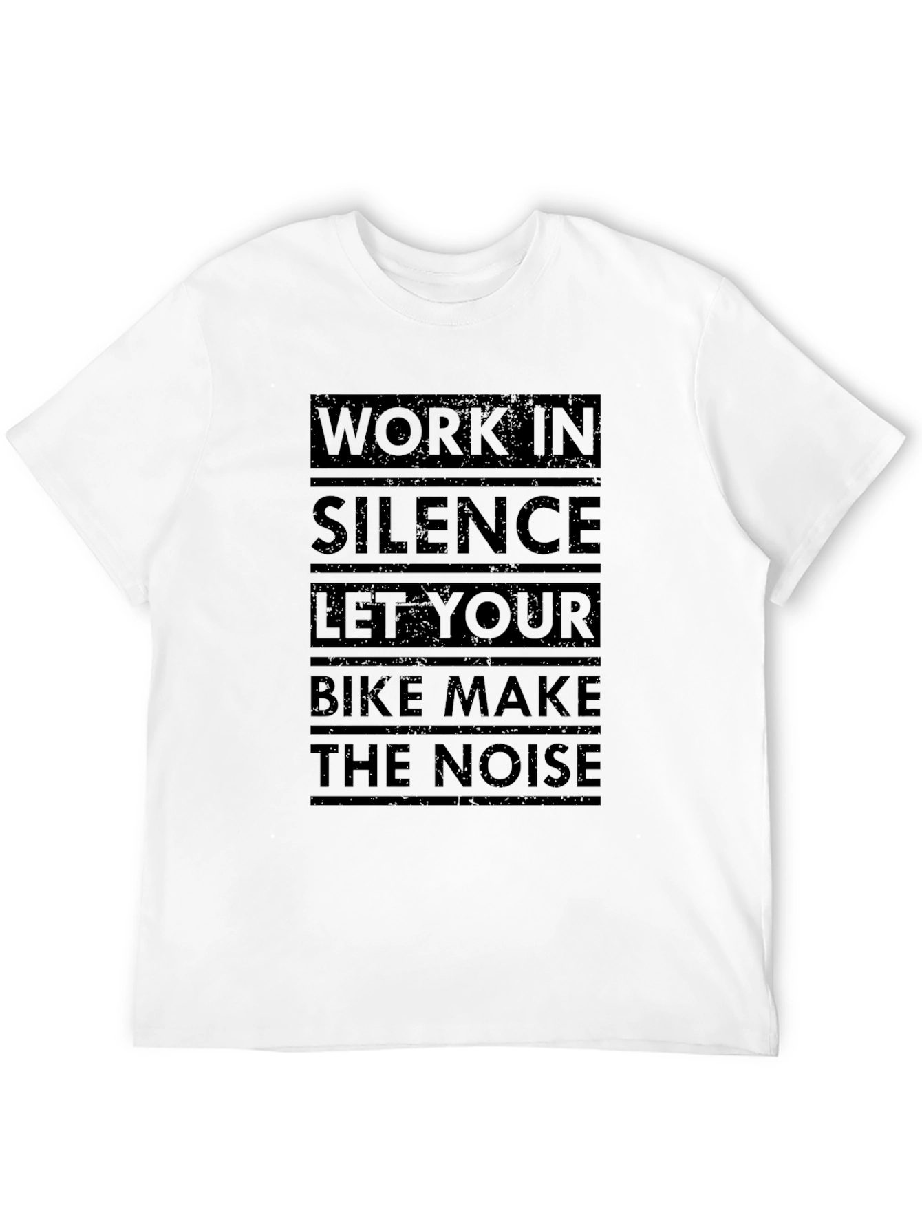 Work in Silence Bike T-Shirt - Ride Loud!