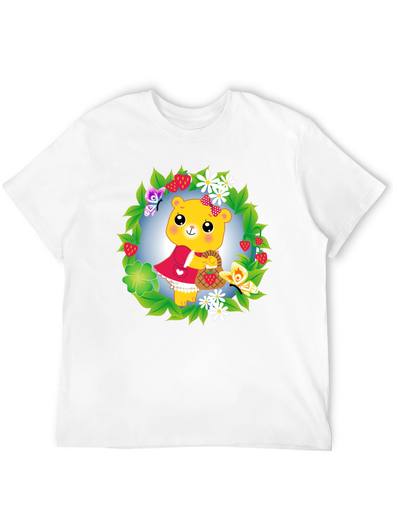 Bear in Wreath Graphic Tee