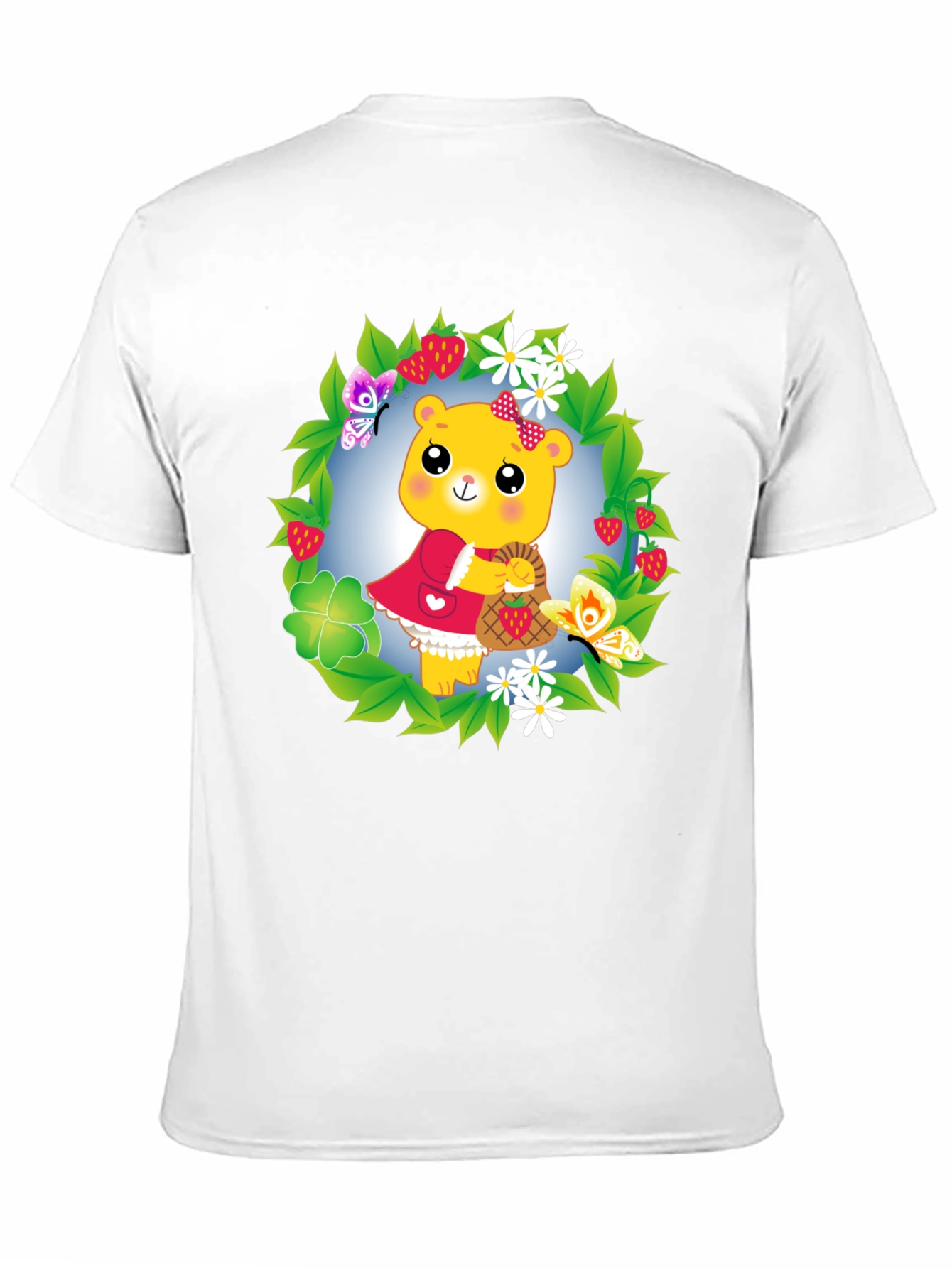 Bear in Wreath Graphic Tee