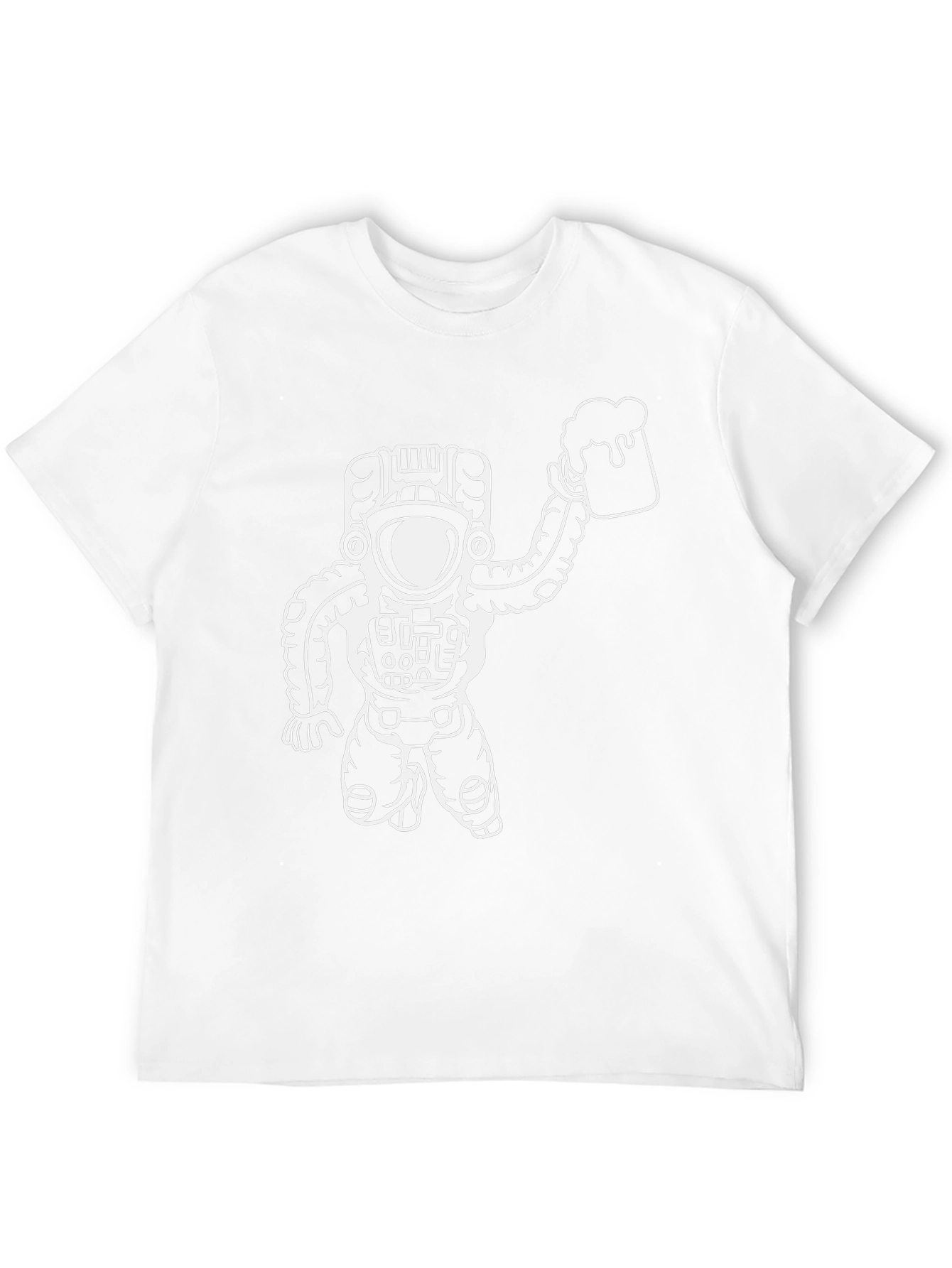 Astronaut Beer T-Shirt - Space Drinker Tee