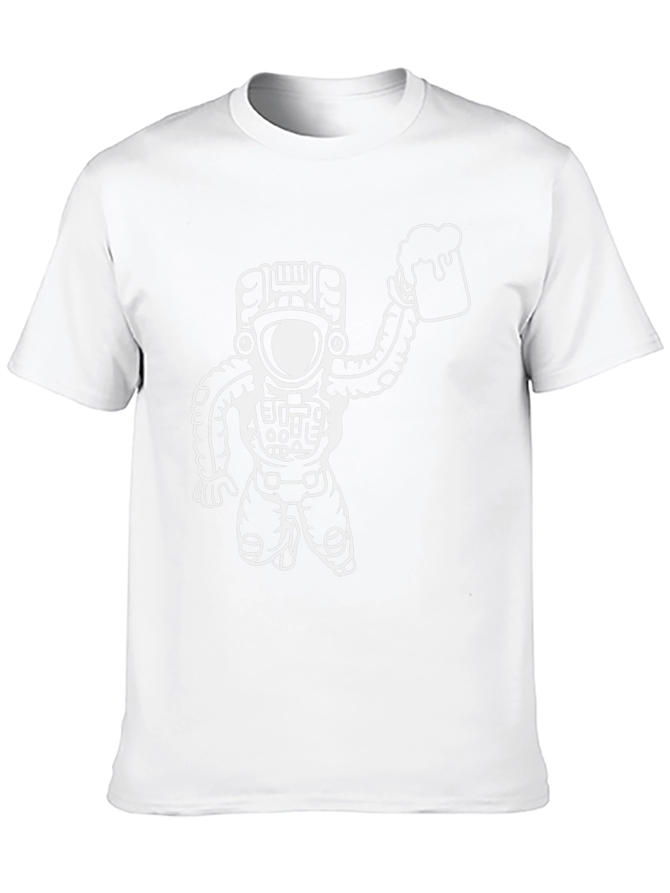 Astronaut Beer T-Shirt - Space Drinker Tee
