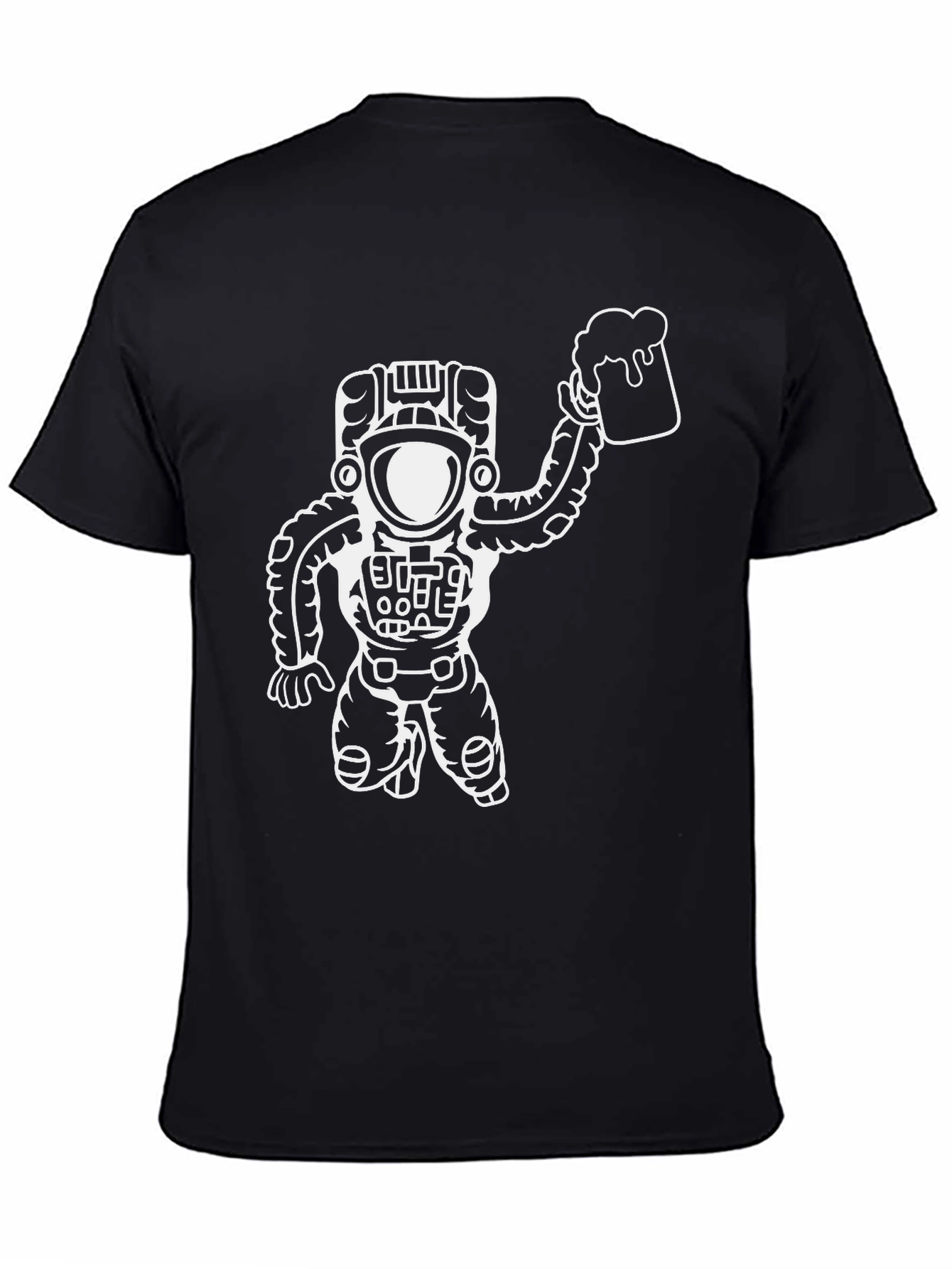 Astronaut Beer T-Shirt - Space Drinker Tee