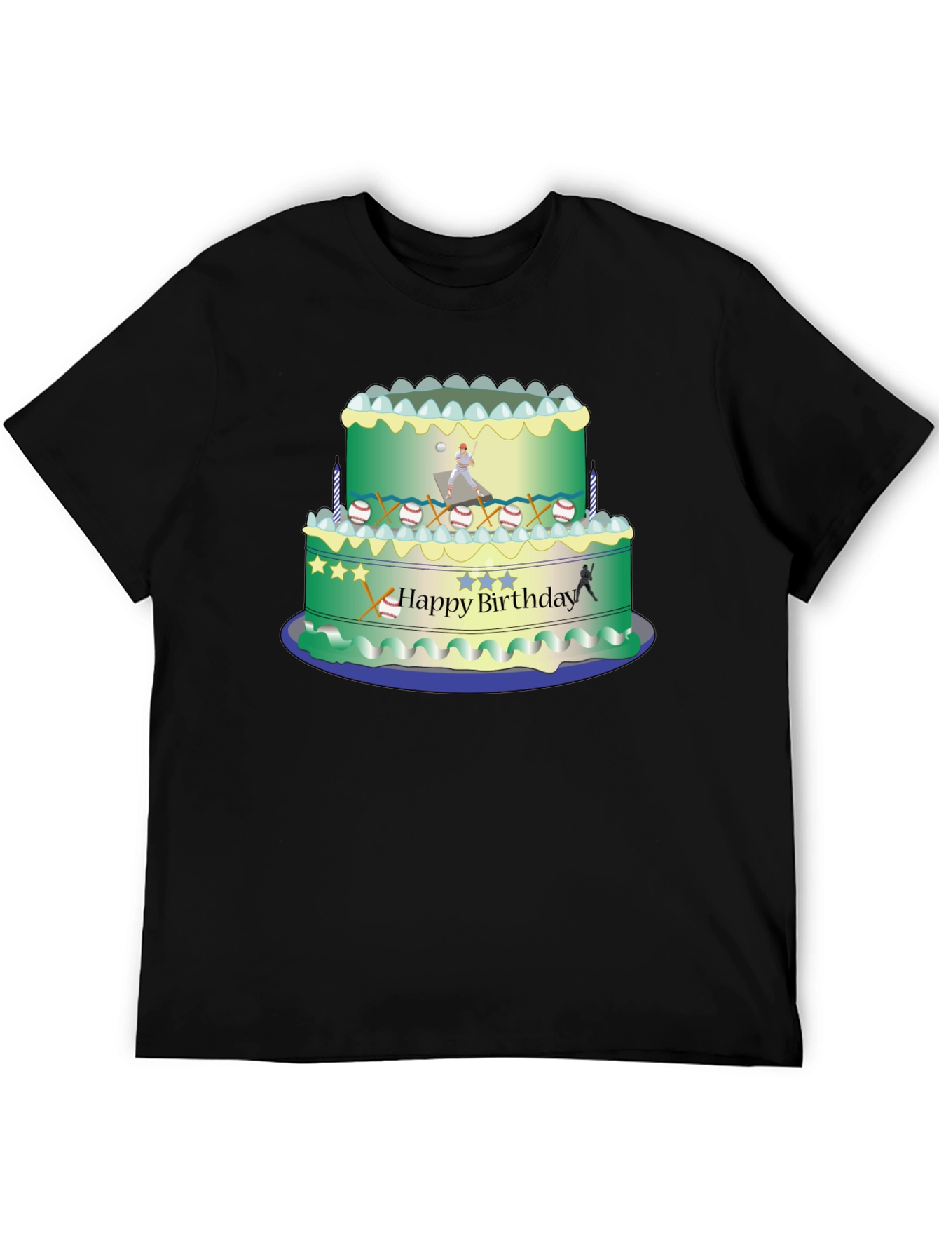 Baseball Birthday Cake T-Shirt