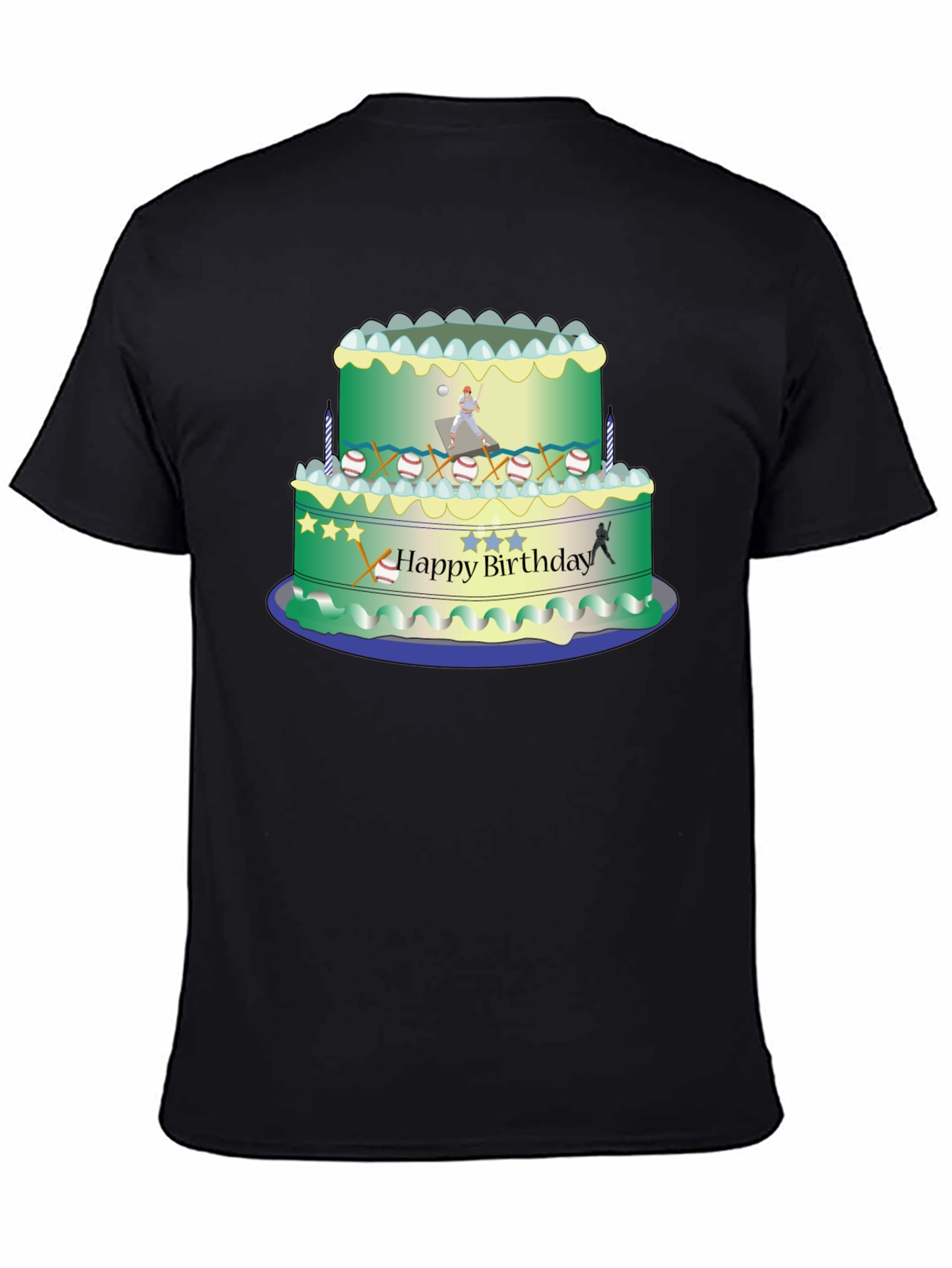 Baseball Birthday Cake T-Shirt