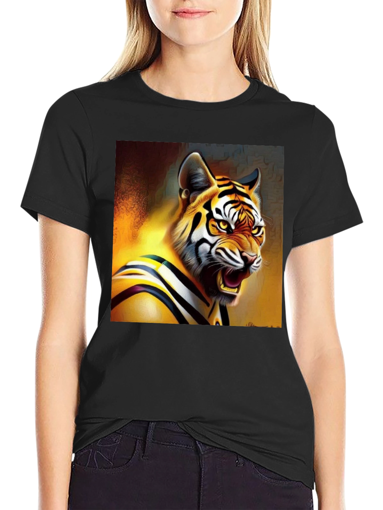 Tiger Graphic Tee - Fierce Style