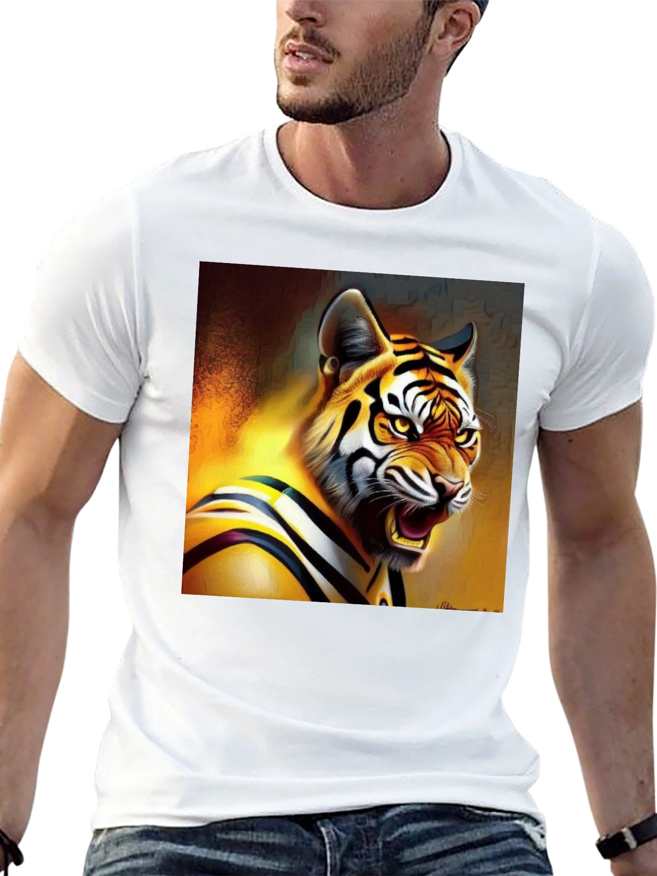 Tiger Graphic Tee - Fierce Style