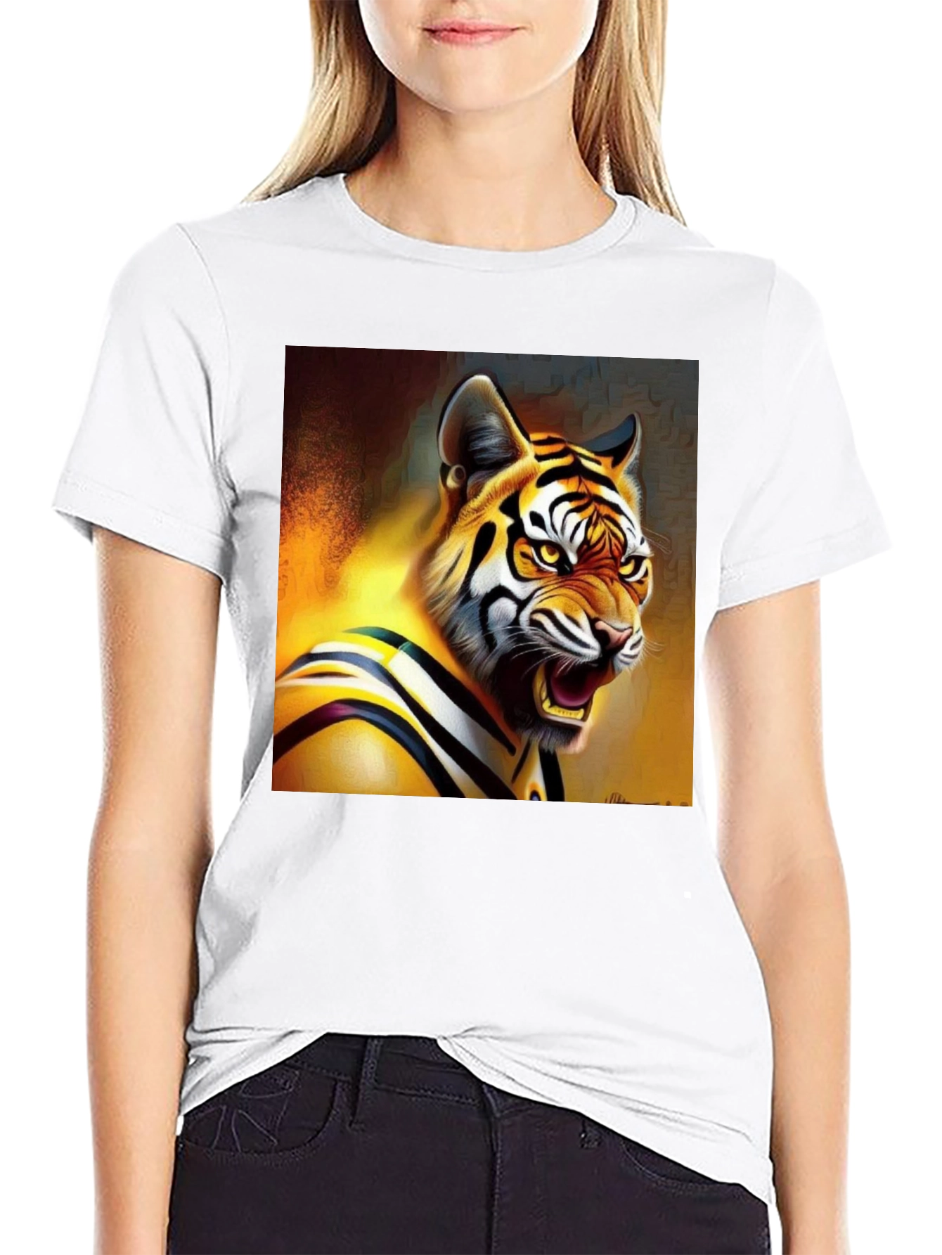Tiger Graphic Tee - Fierce Style