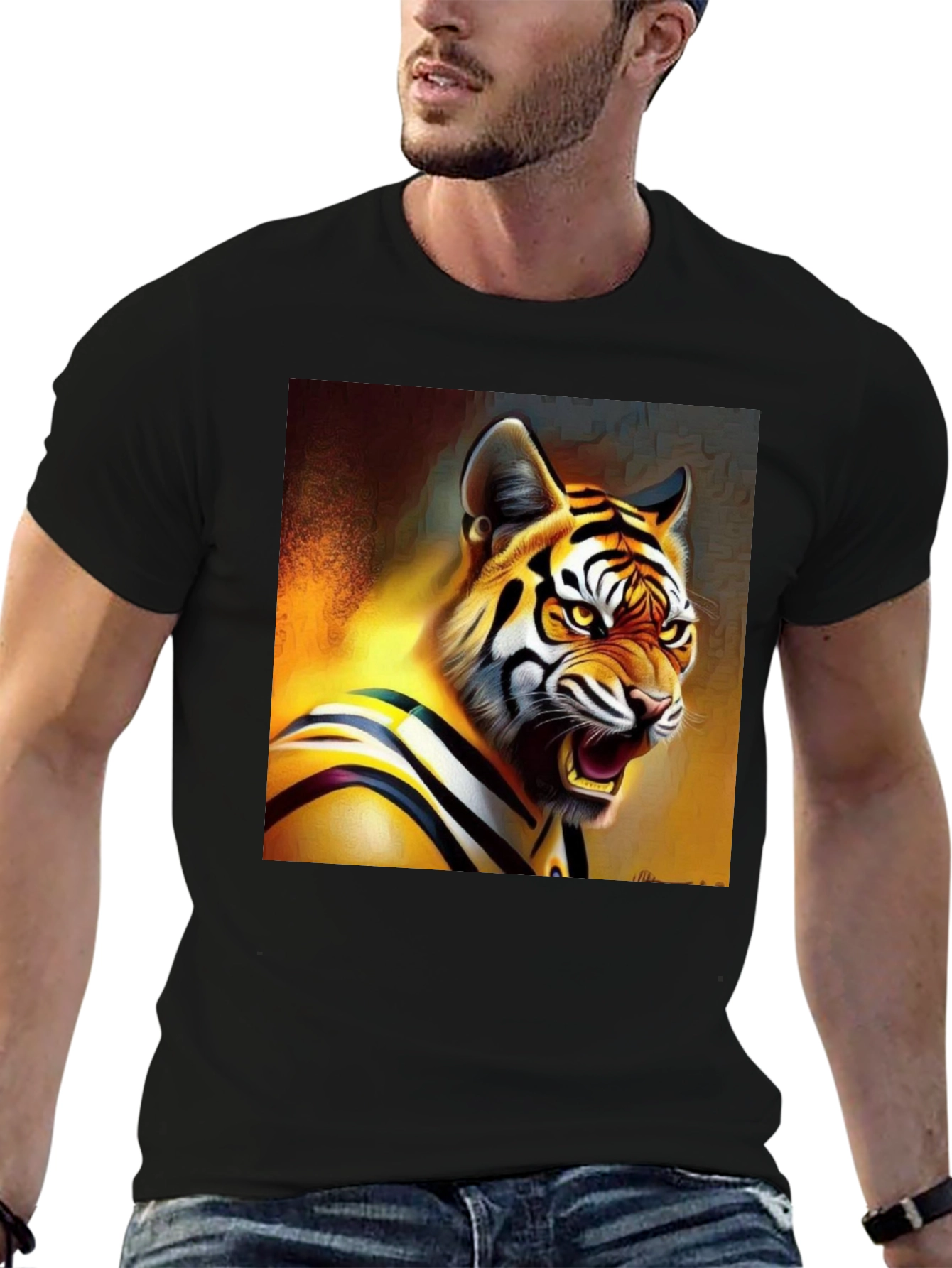Tiger Graphic Tee - Fierce Style