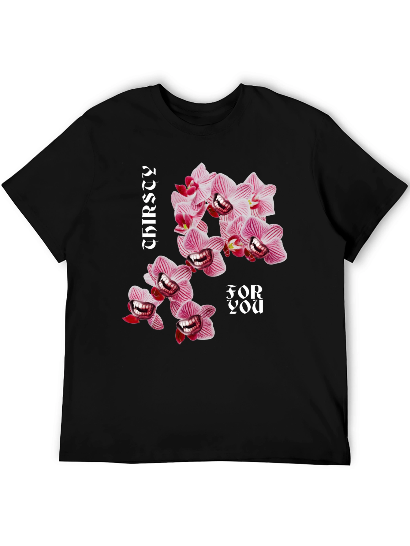 Thirsty For You Graphic Tee - Black T-Shirt