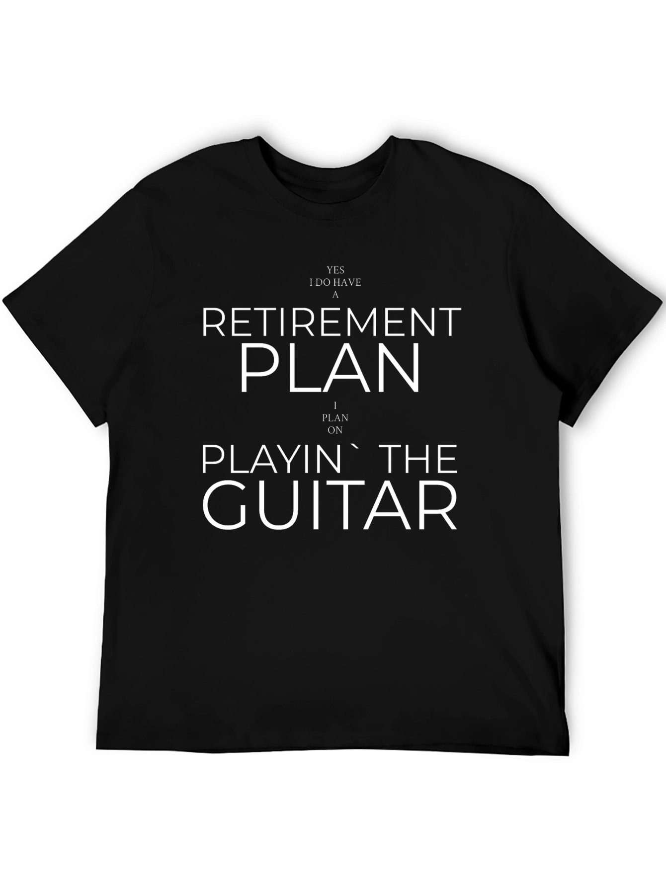 Retirement Plan Guitar T-Shirt