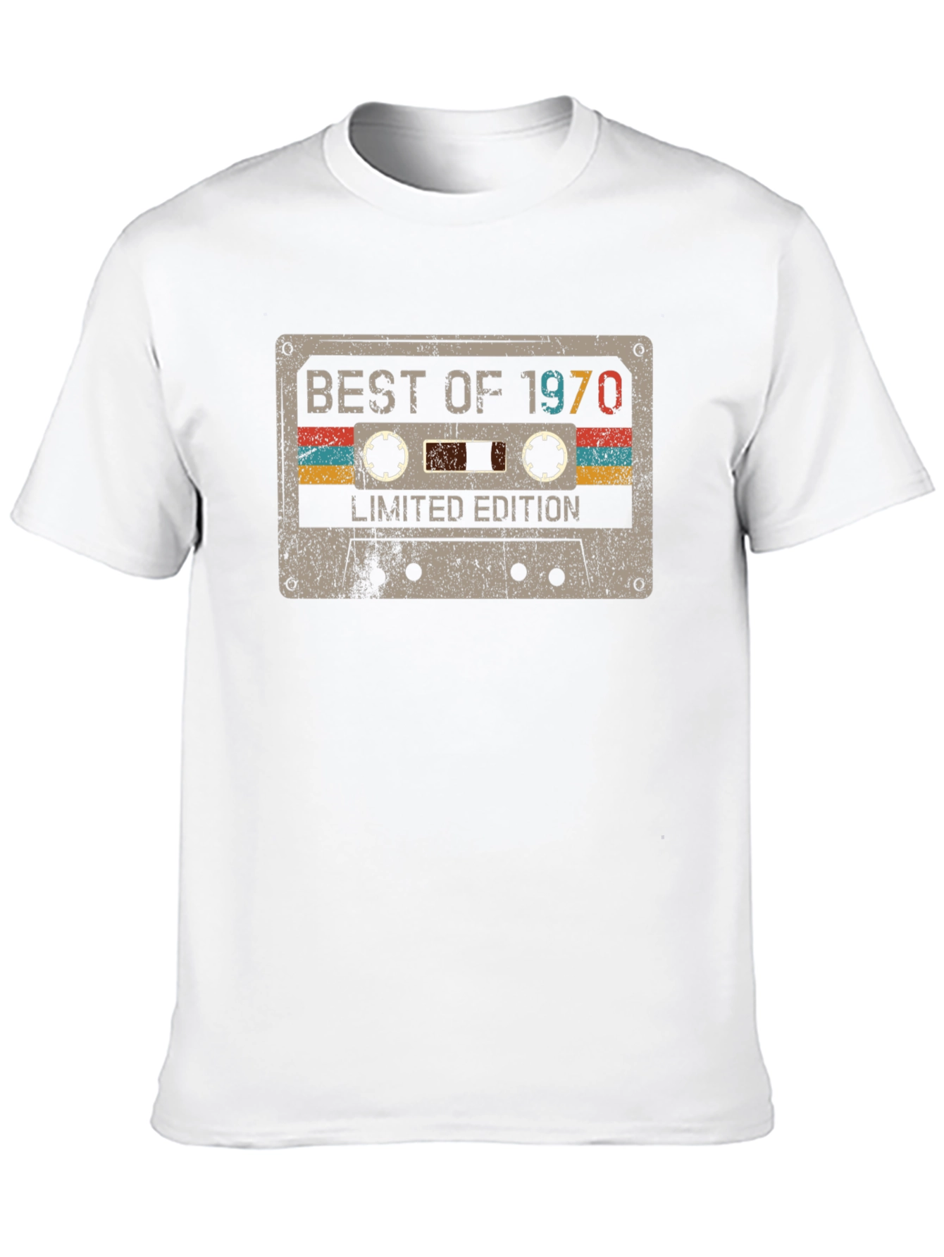 Retro Best of 1970 Cassette Tape Graphic T-Shirt