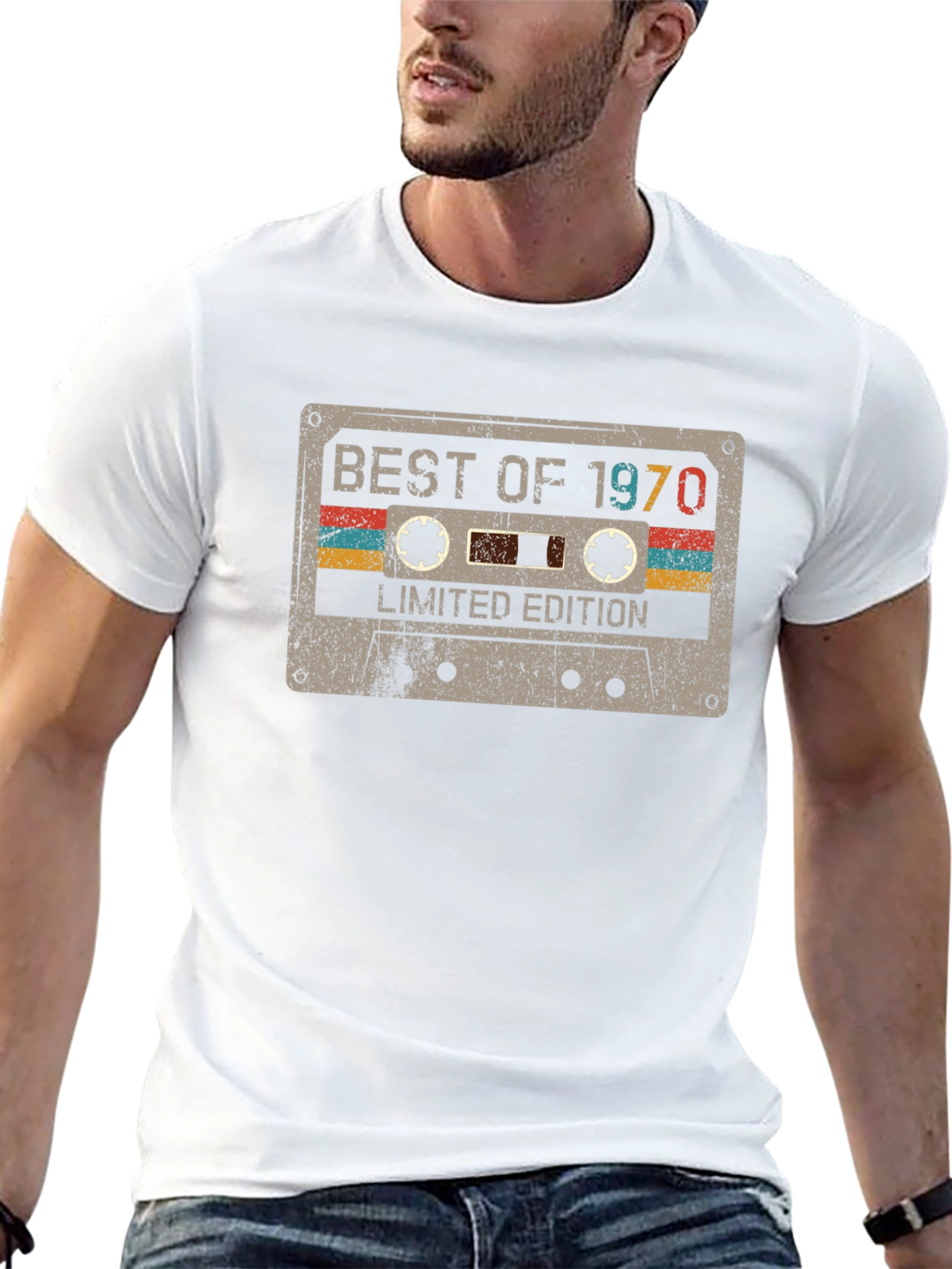 Retro Best of 1970 Cassette Tape Graphic T-Shirt