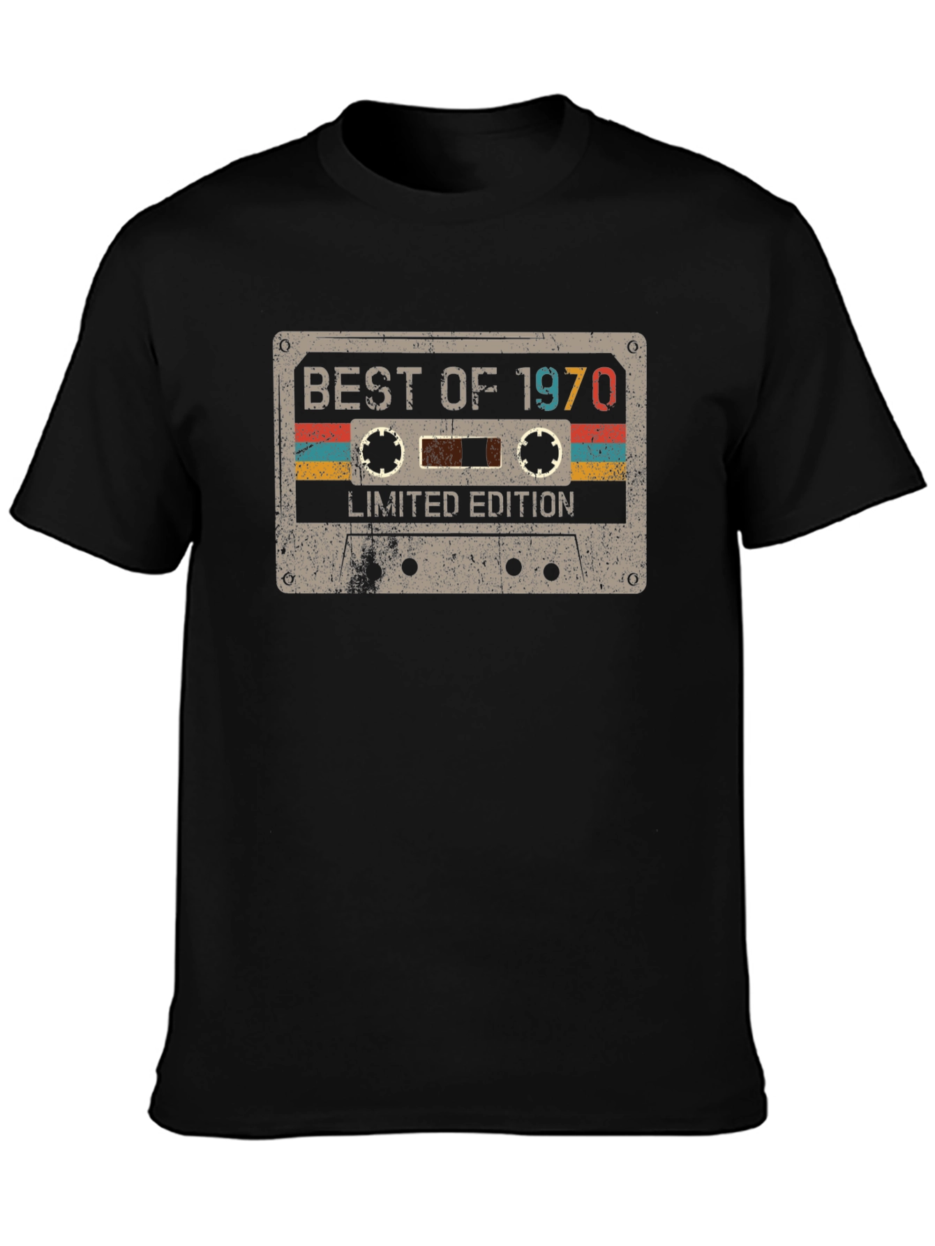 Retro Best of 1970 Cassette Tape Graphic T-Shirt