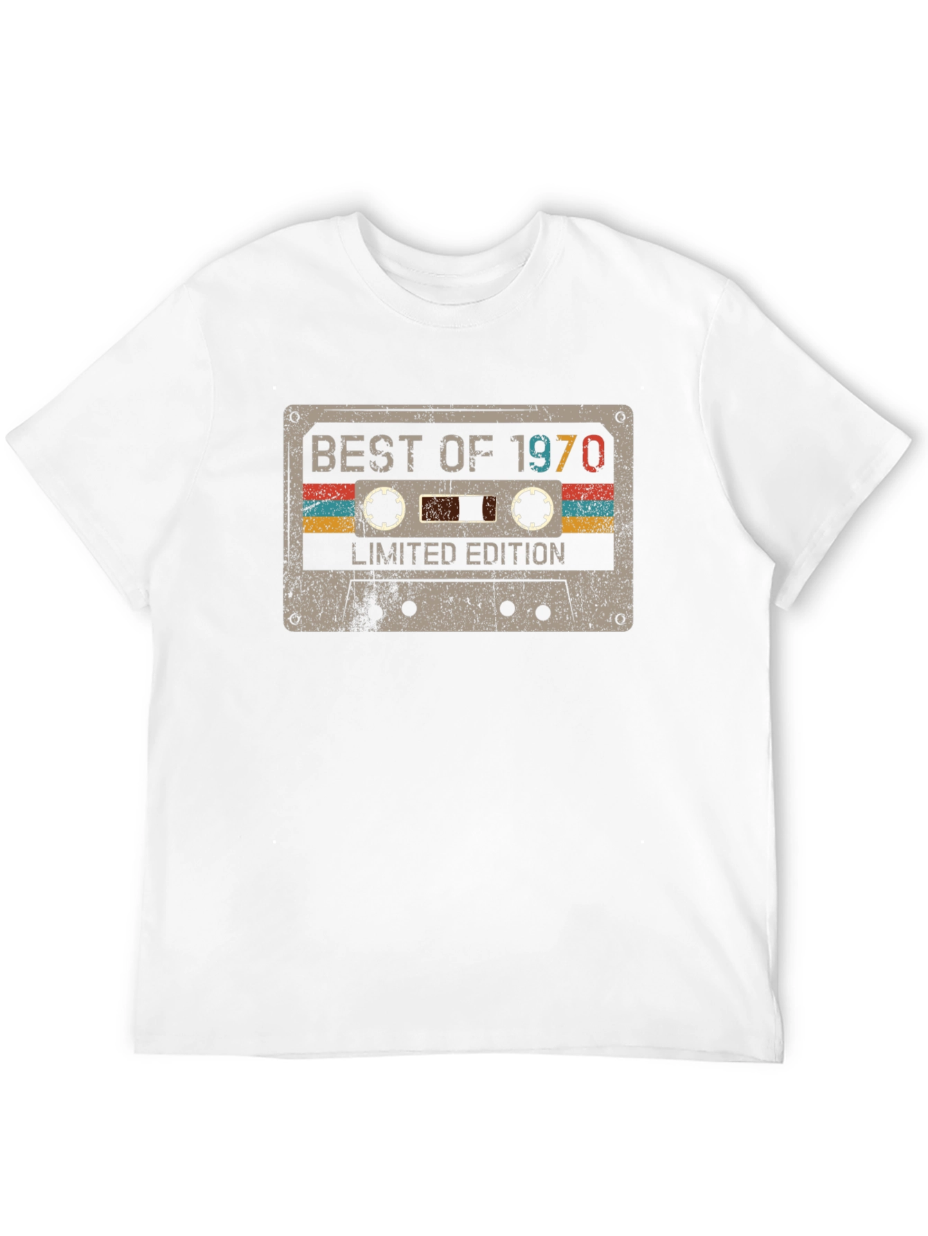Retro Best of 1970 Cassette Tape Graphic T-Shirt