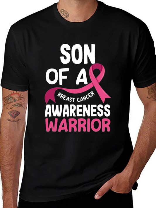 Son Of A Breast Cancer Awareness Warrior T-Shirt