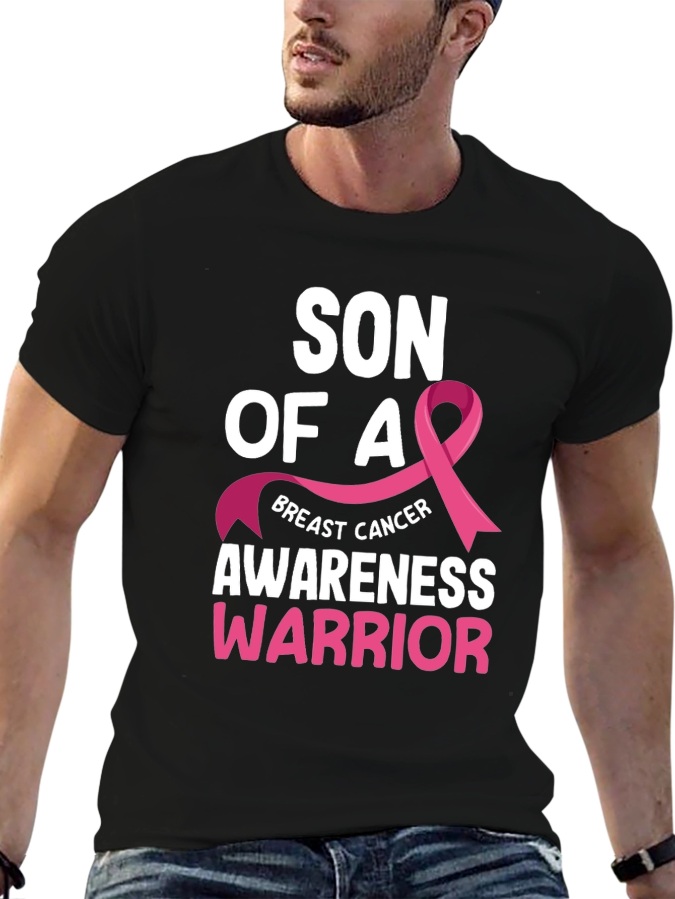 Son Of A Breast Cancer Awareness Warrior T-Shirt