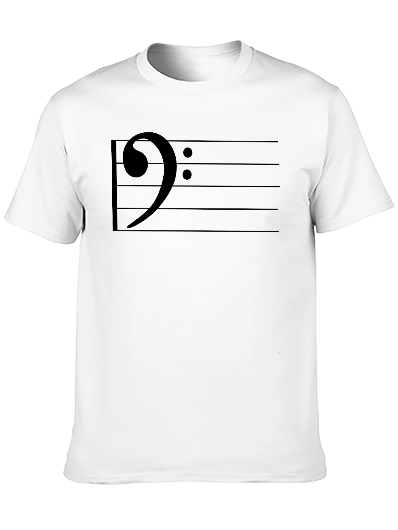 Bass Clef Staff T-Shirt
