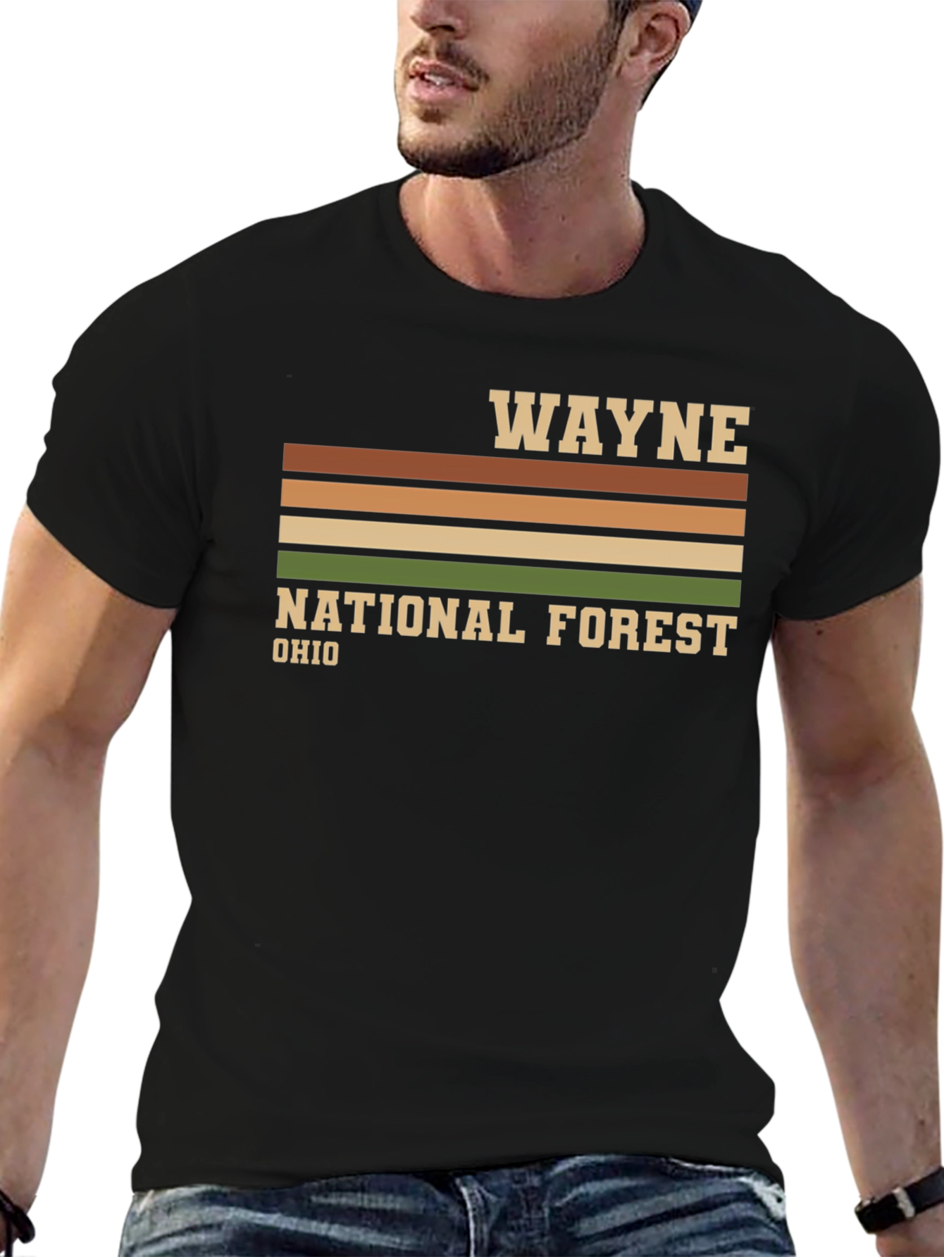 Wayne National Forest Ohio Retro T-Shirt