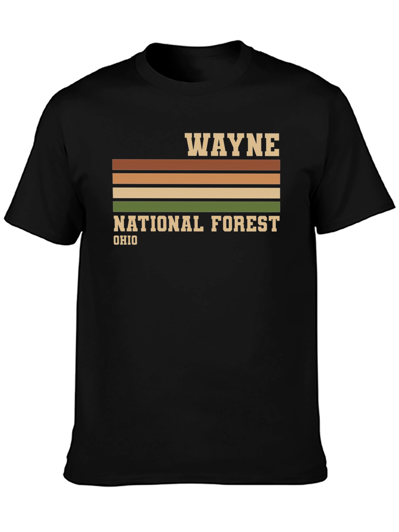 Wayne National Forest Ohio Retro T-Shirt