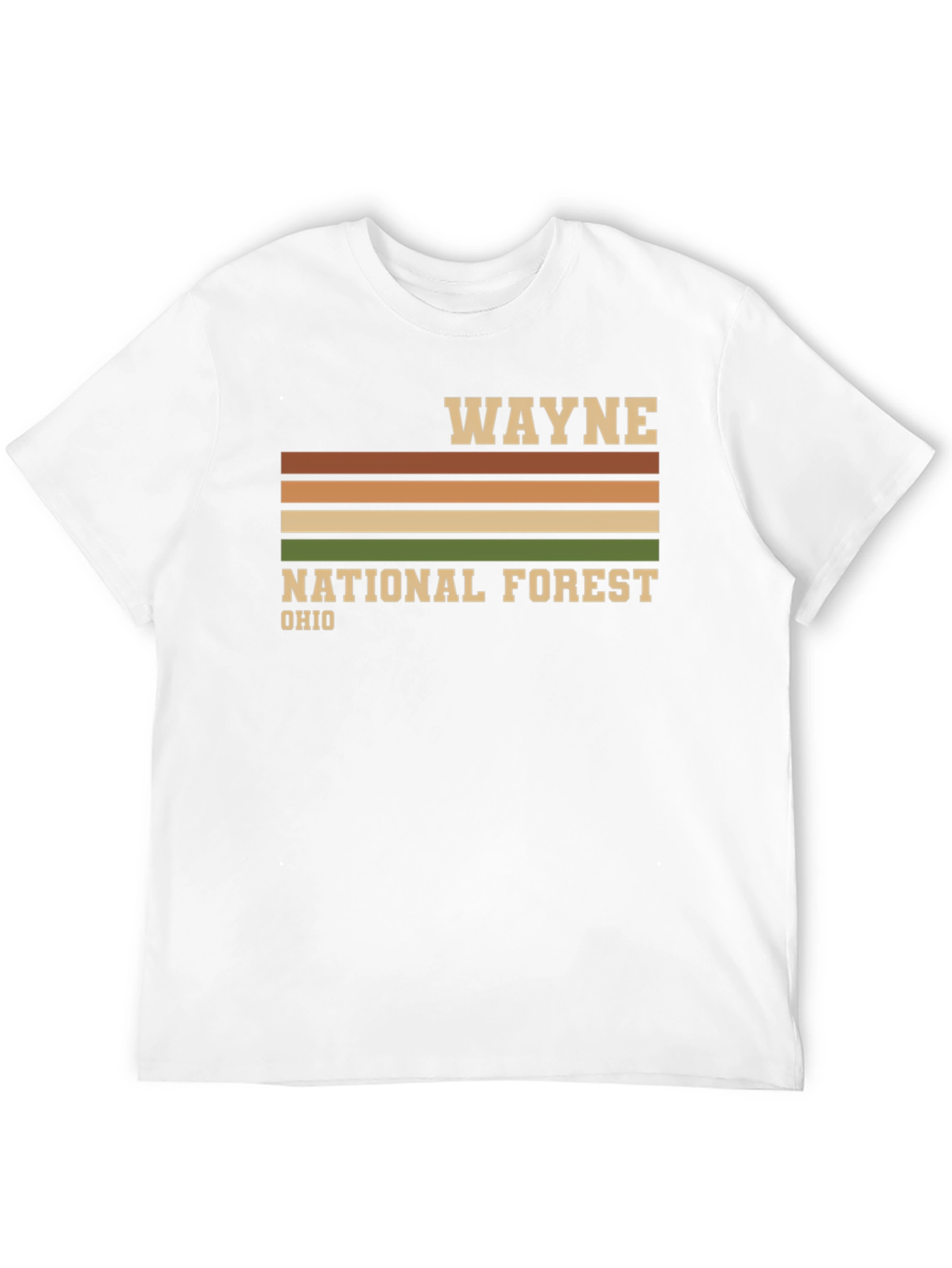 Wayne National Forest Ohio Retro T-Shirt