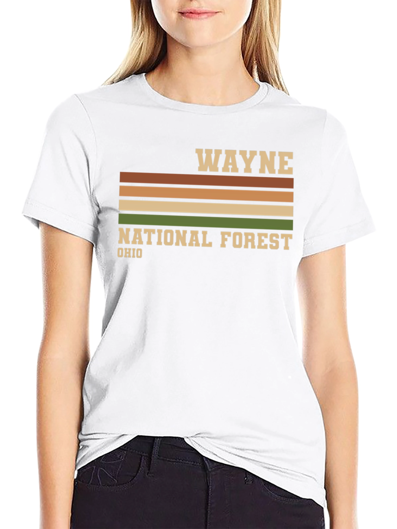 Wayne National Forest Ohio Retro T-Shirt