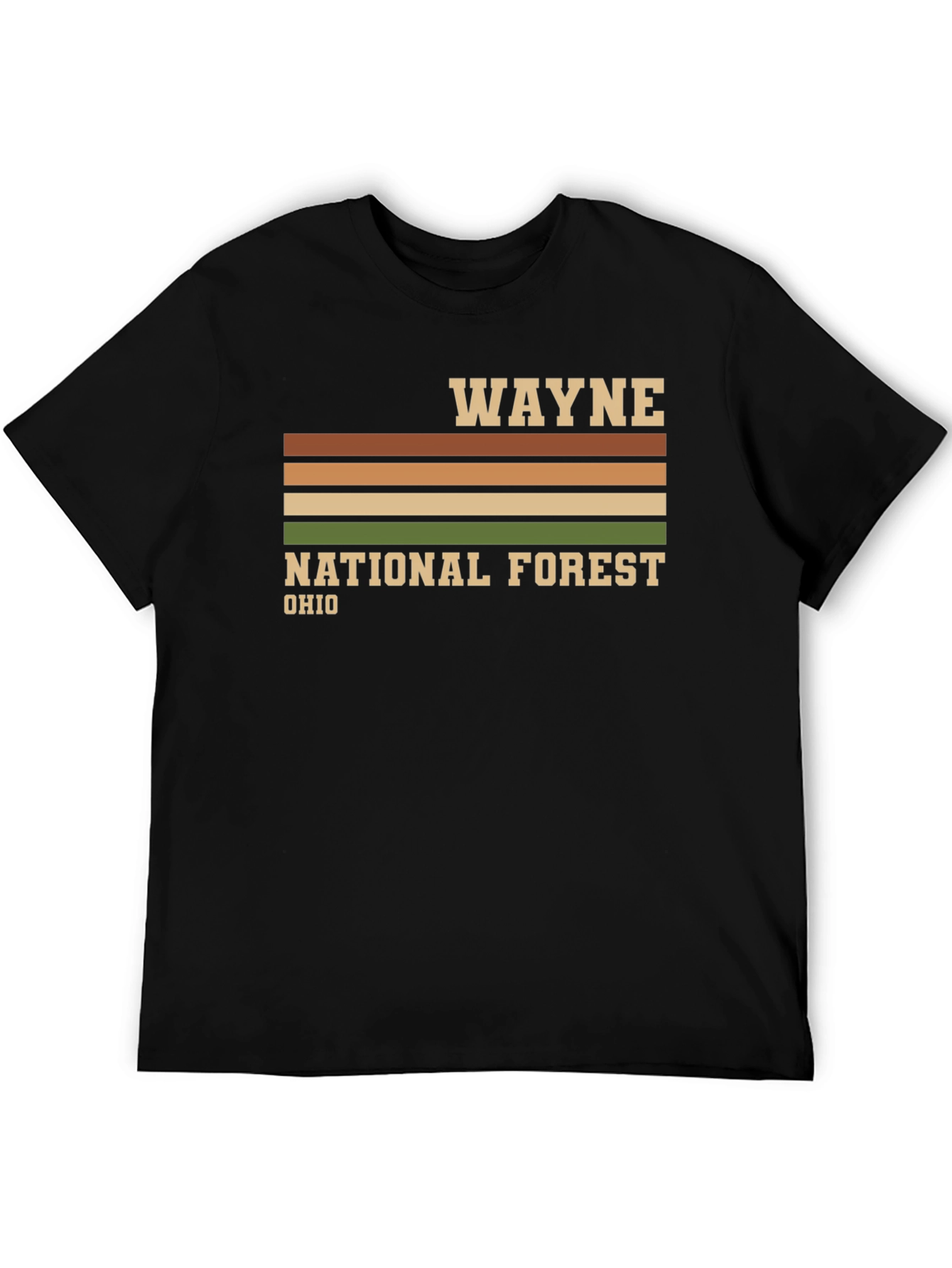 Wayne National Forest Ohio Retro T-Shirt