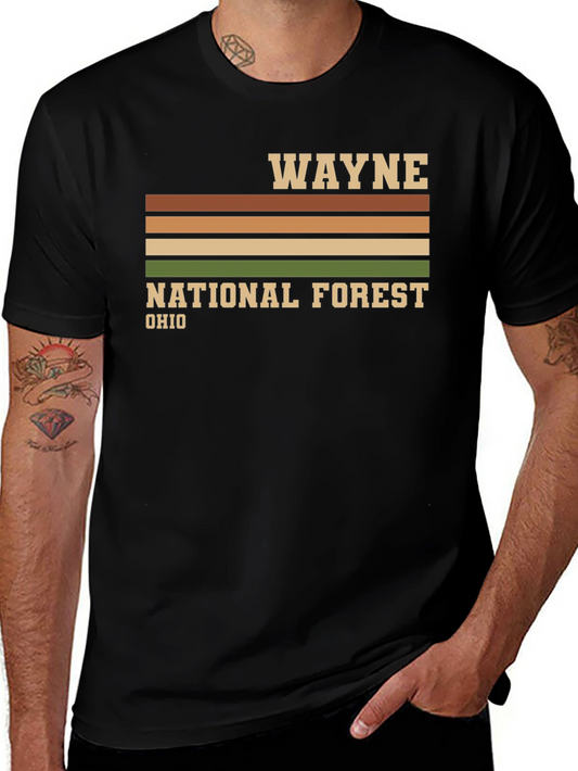 Wayne National Forest Ohio Retro T-Shirt