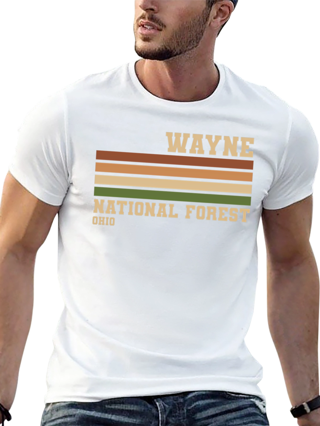 Wayne National Forest Ohio Retro T-Shirt